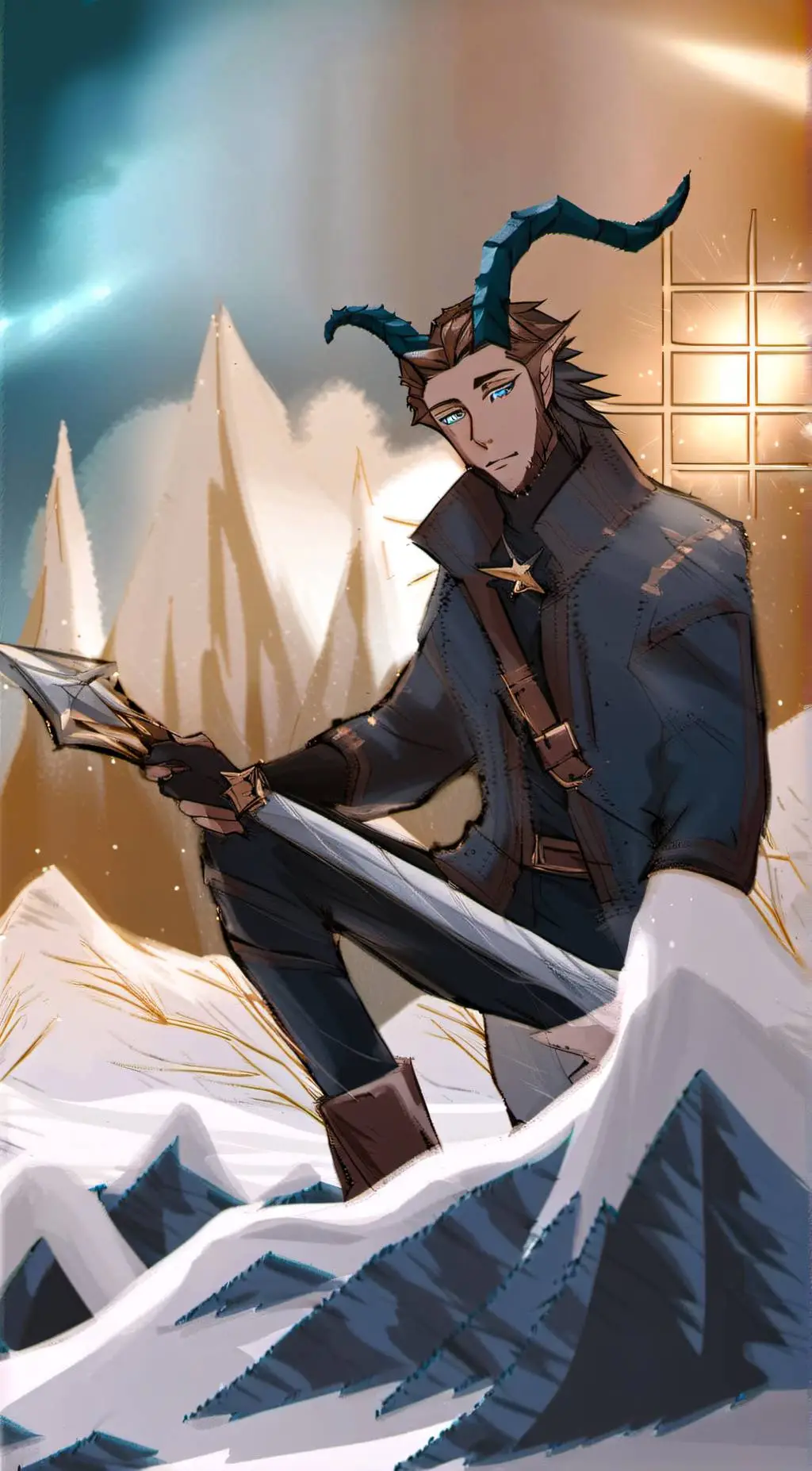 ai character: Pierce×Ein background