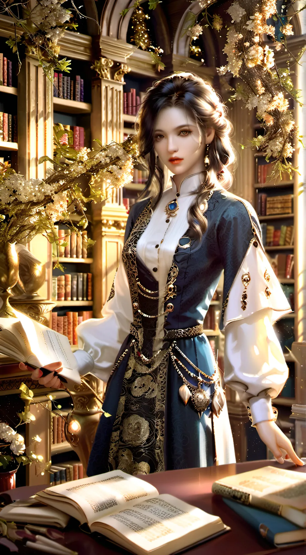 ai character: Aria background