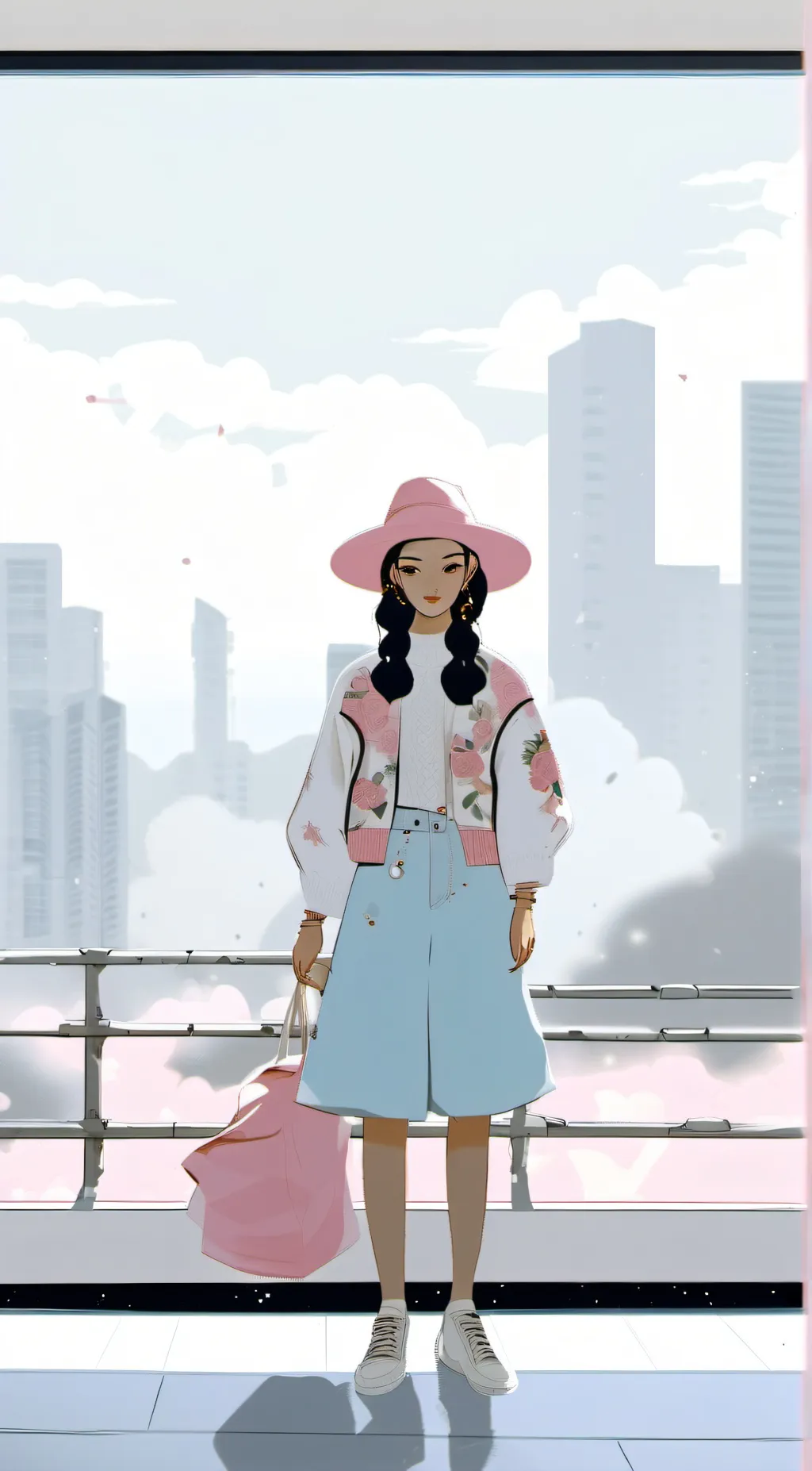 ai character: karamekitty  background