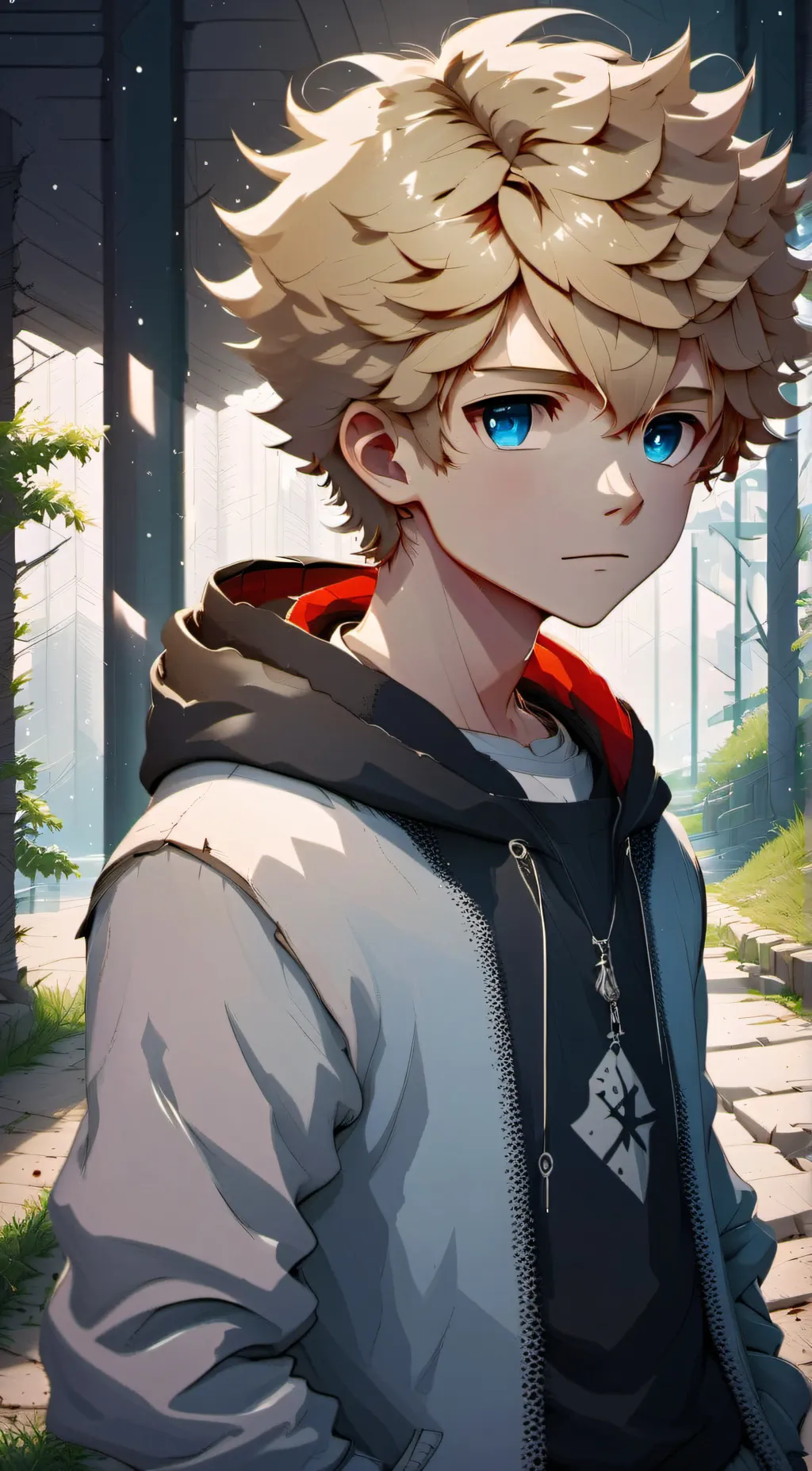 ai character: Walker scorbell  background