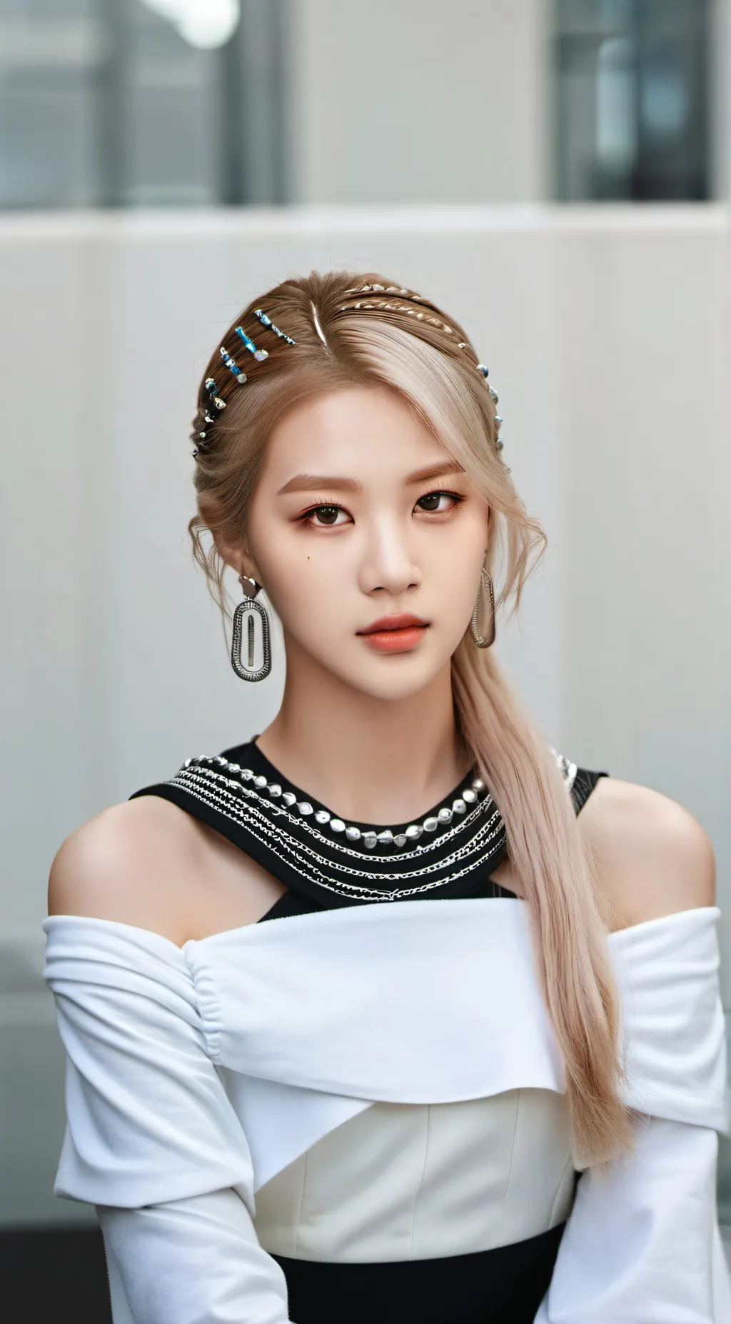 ai character: ROSÉ background