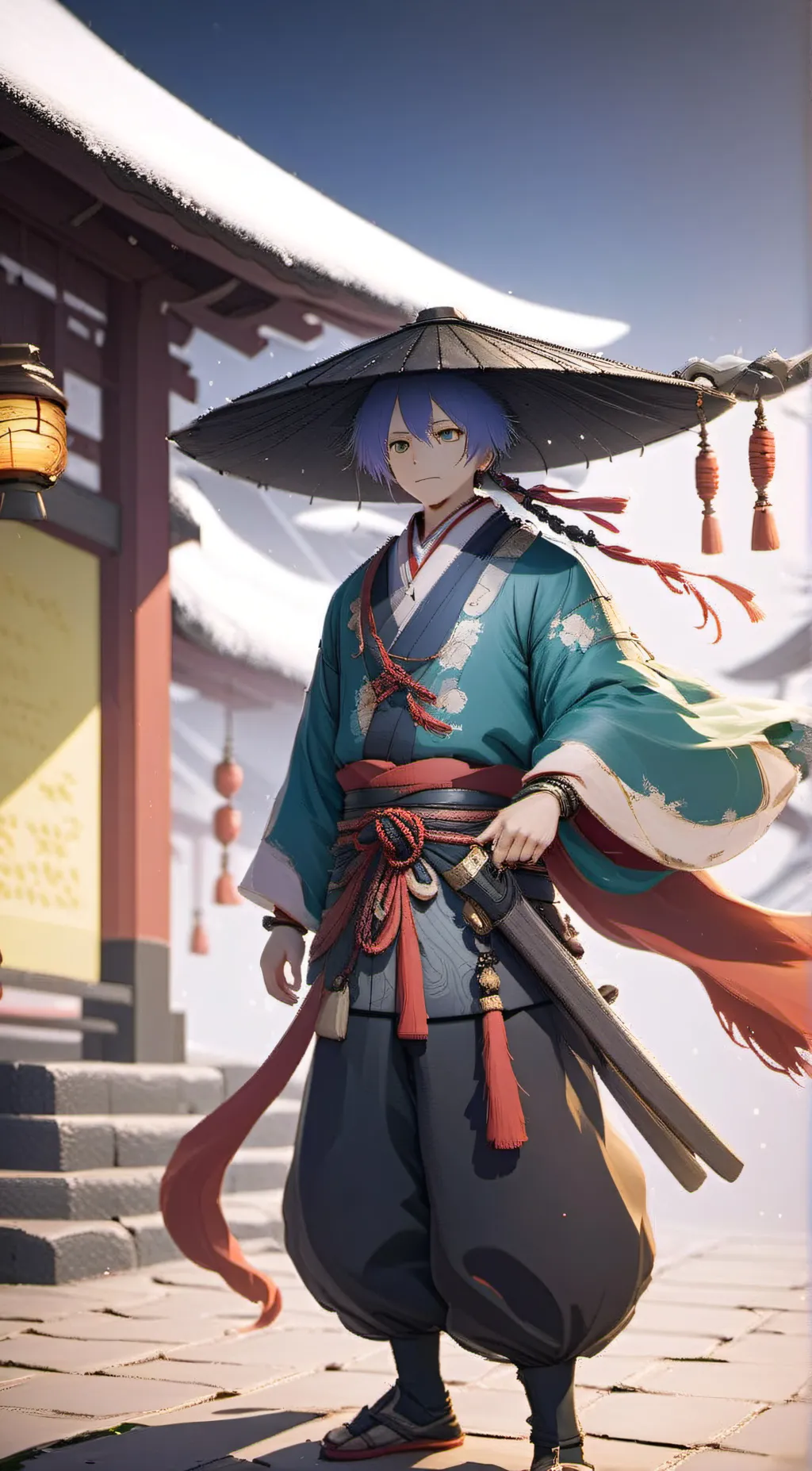 ai character: Wanderer background