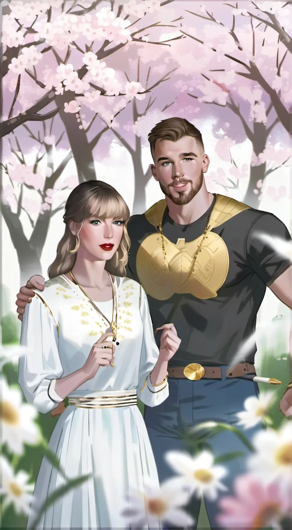 ai character: mum(ts) and dad  background