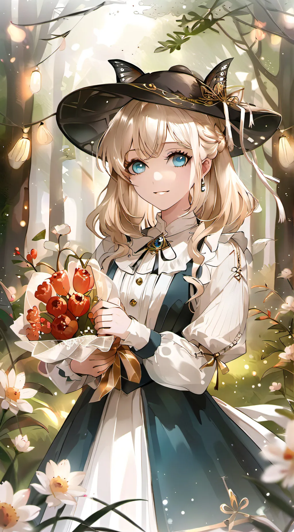 ai character: Sunflower/sunny  background