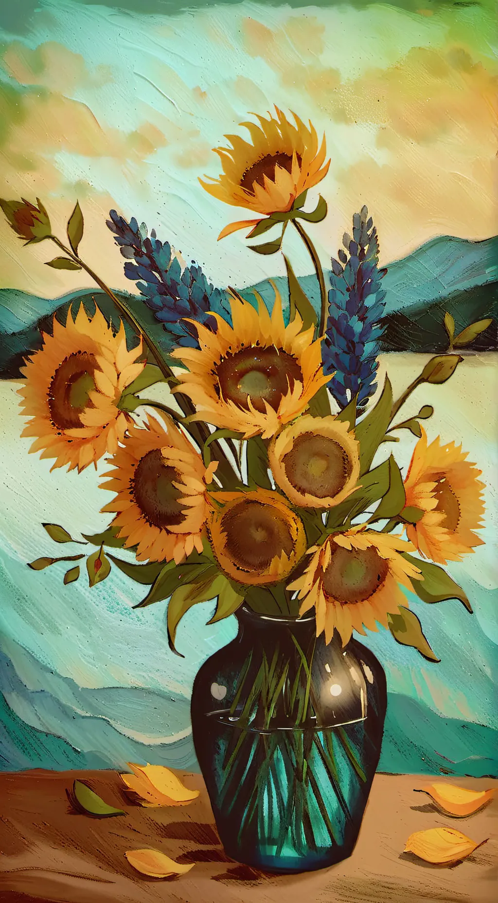 ai character: finsh the lyrics  background