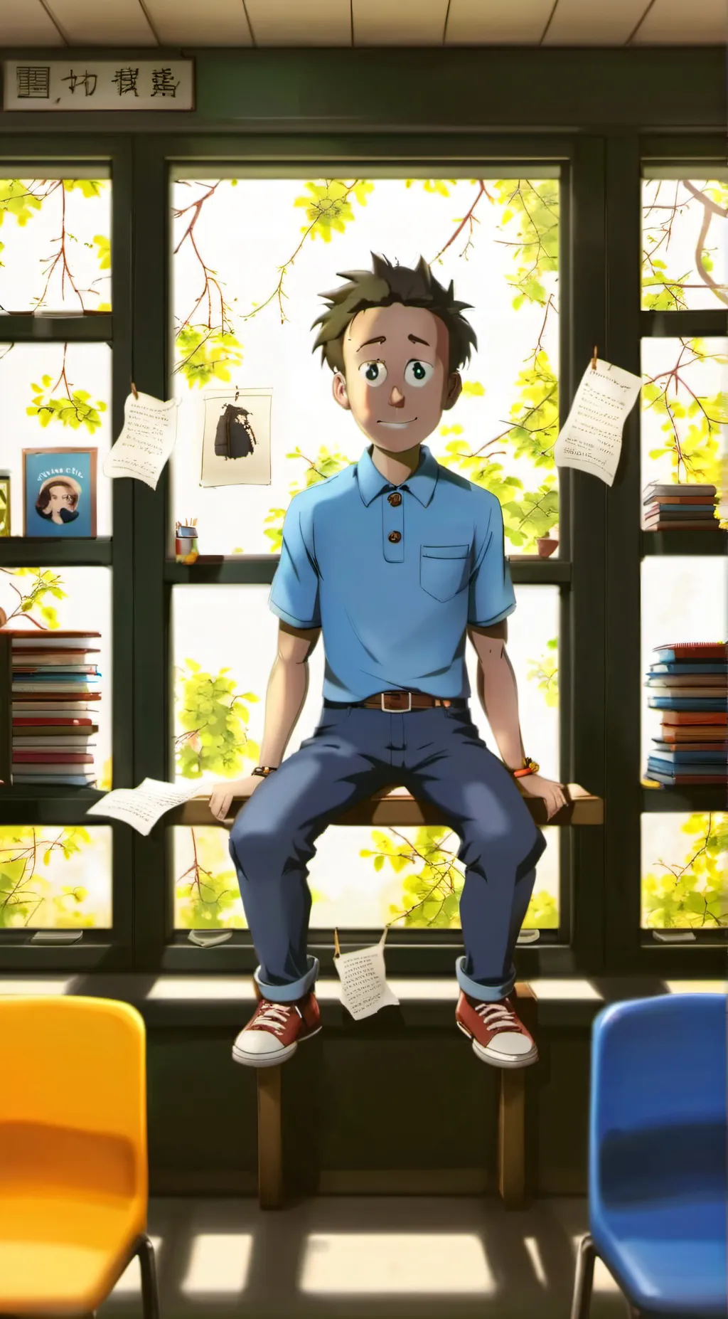 ai character: Nate(from big Nate background