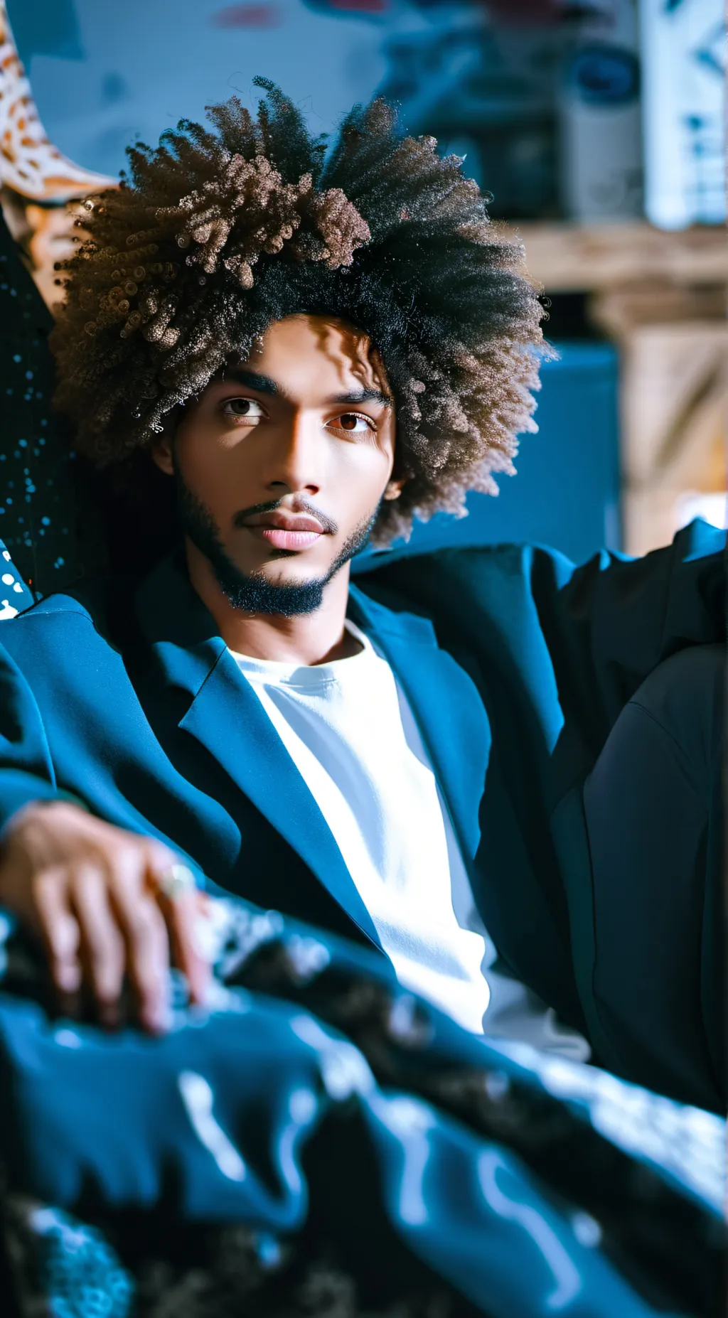 ai character: Derek  background