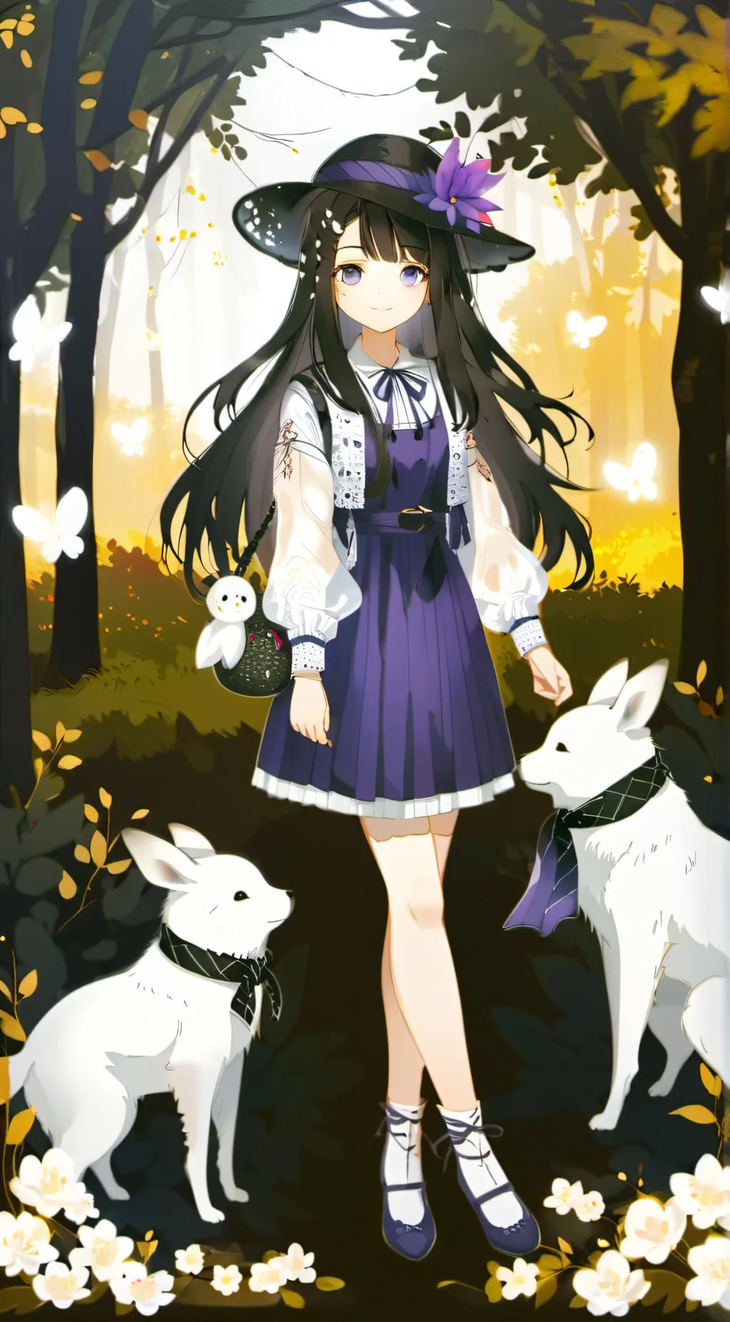 ai character: Lora background