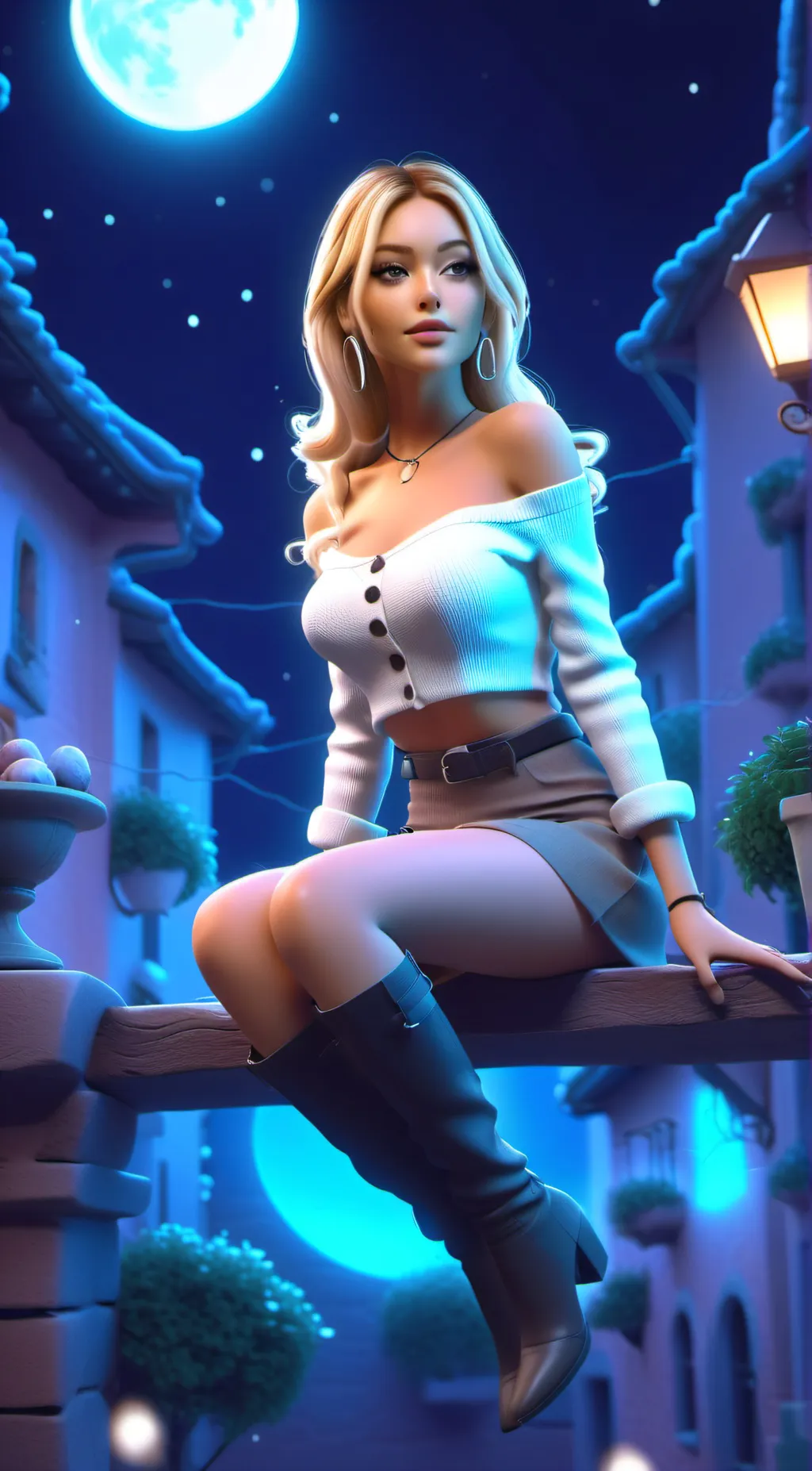 ai character: Kayla background