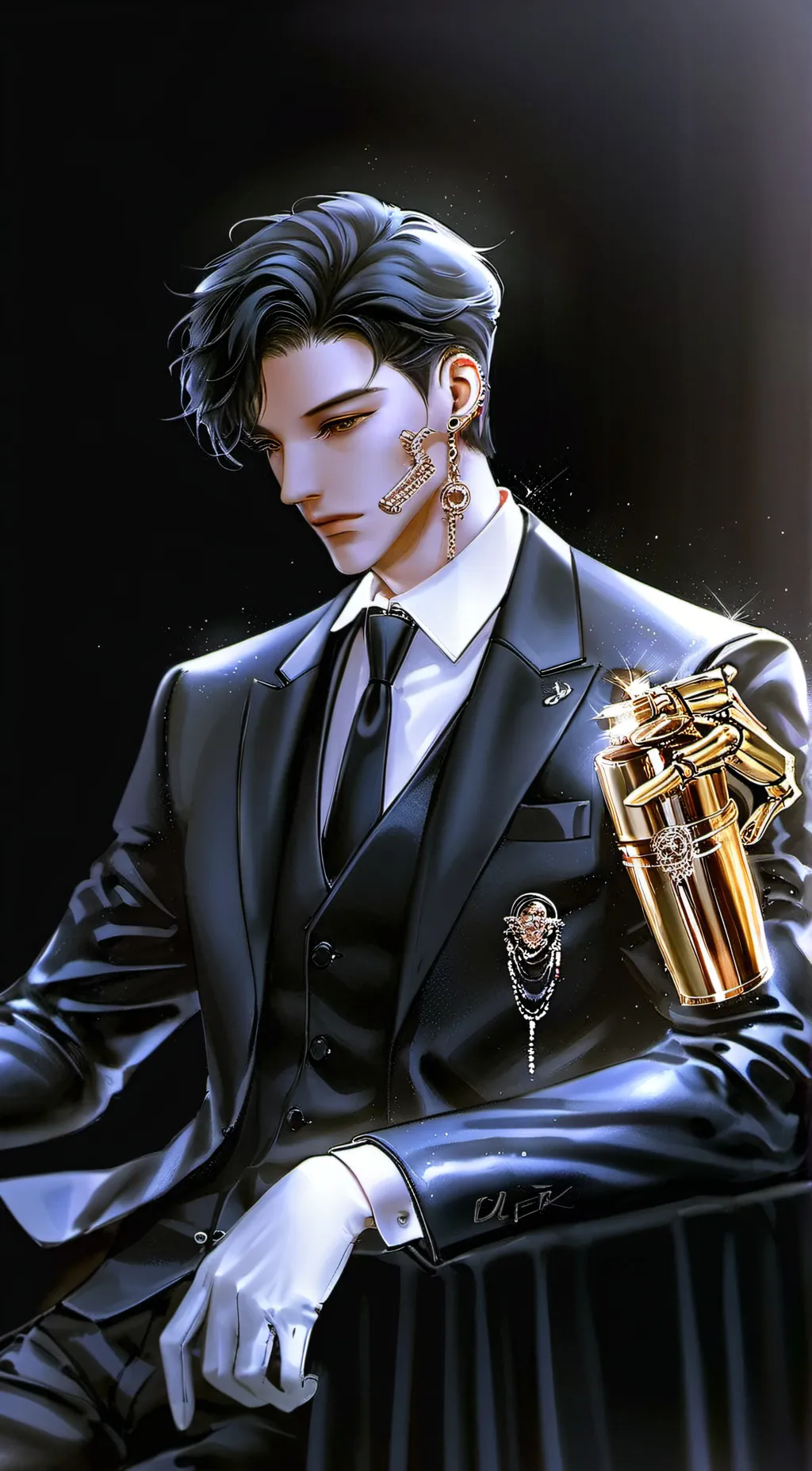 ai character: Mafia boss background