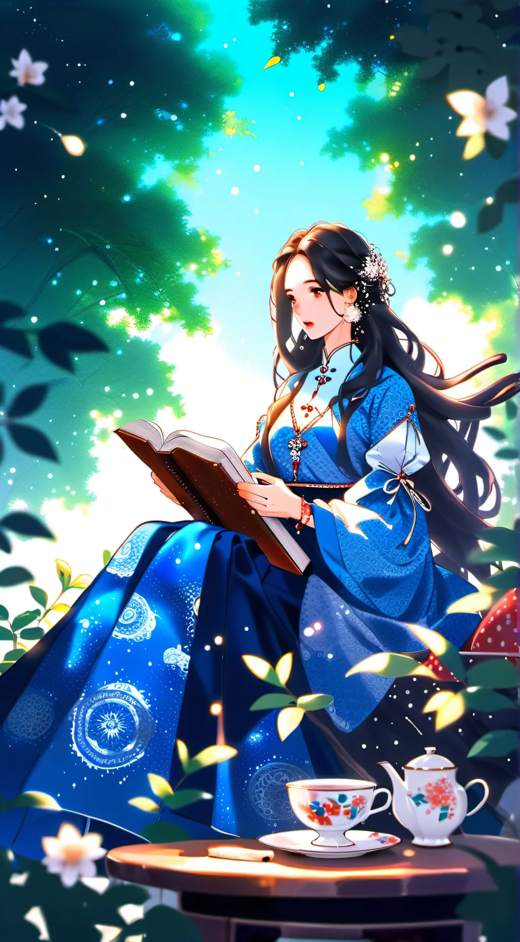 ai character: demon slayer background