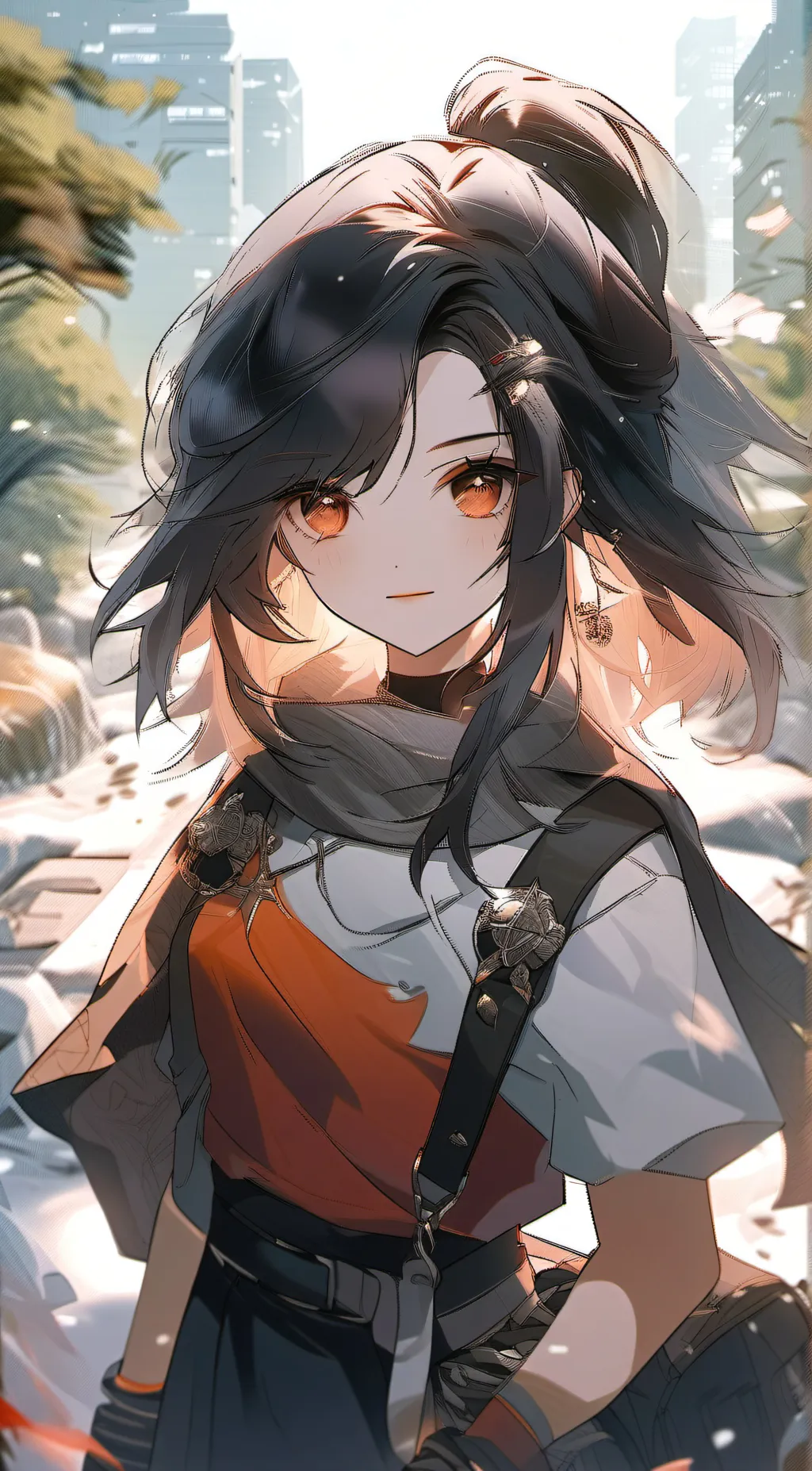 ai character: Ashley background