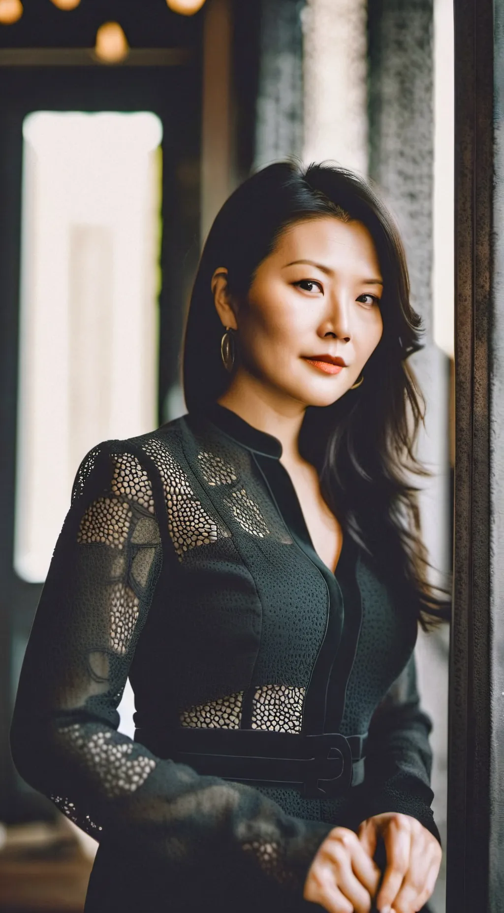 ai character: Tracy Jane van Rot background