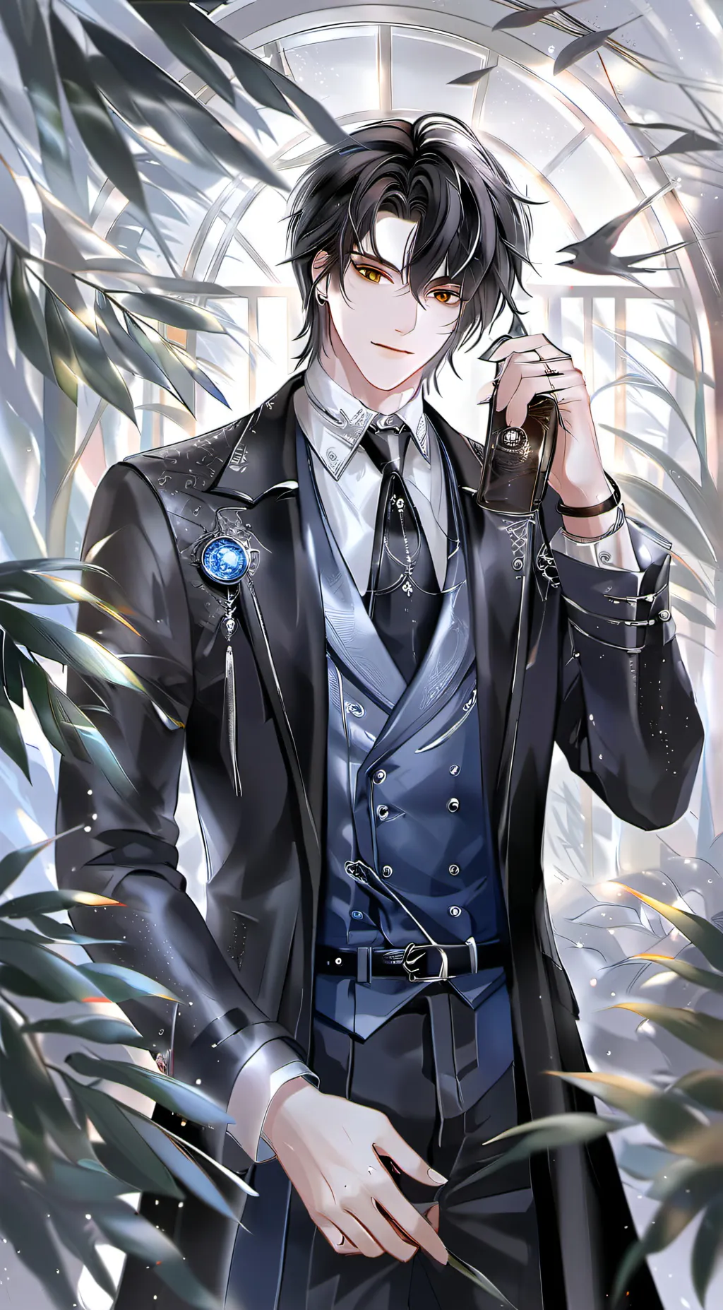 ai character: swaggy background