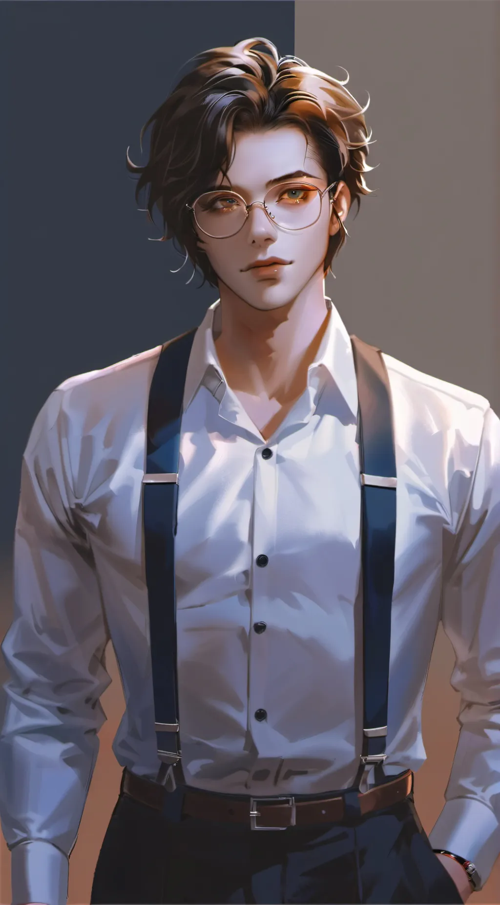 ai character: Lou background