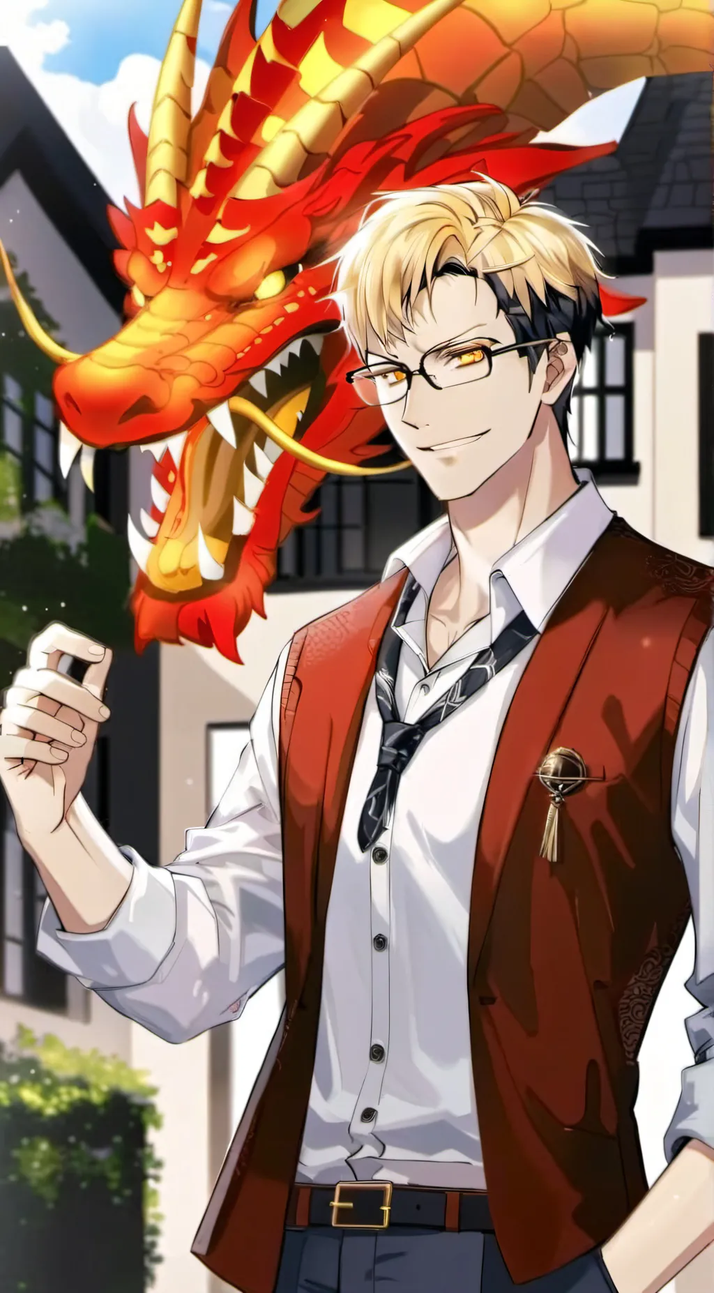 ai character: Jin and Akai background