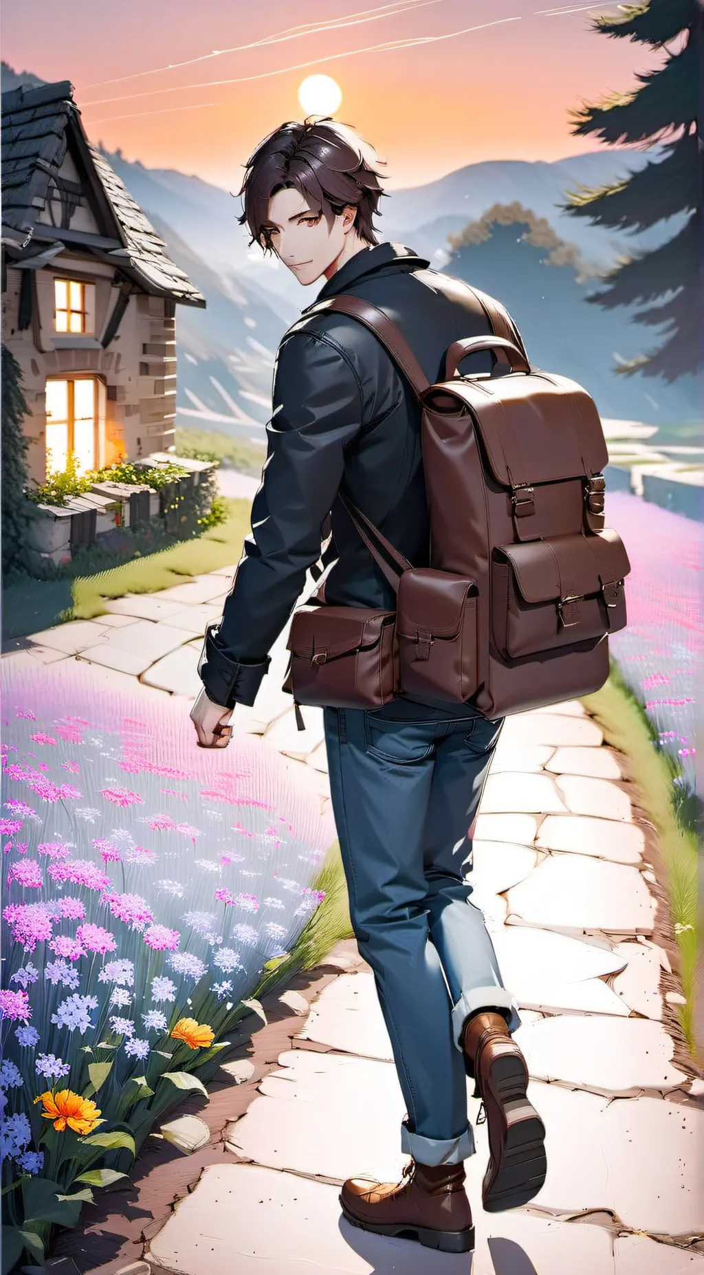 ai character: Leo background