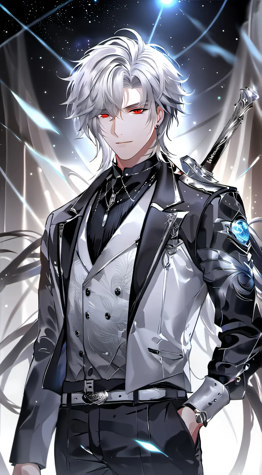ai character: Zander background