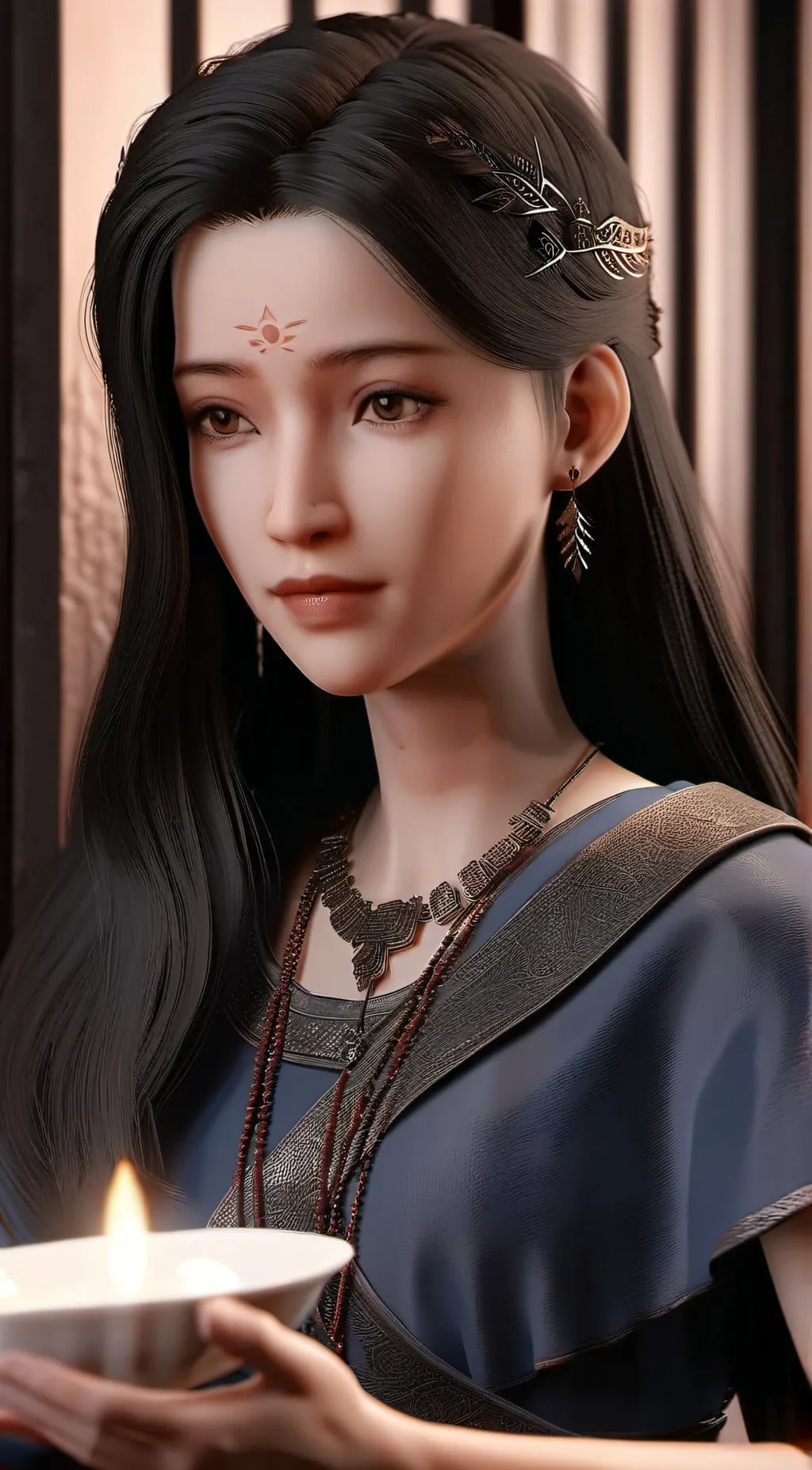 ai character: paye G. background