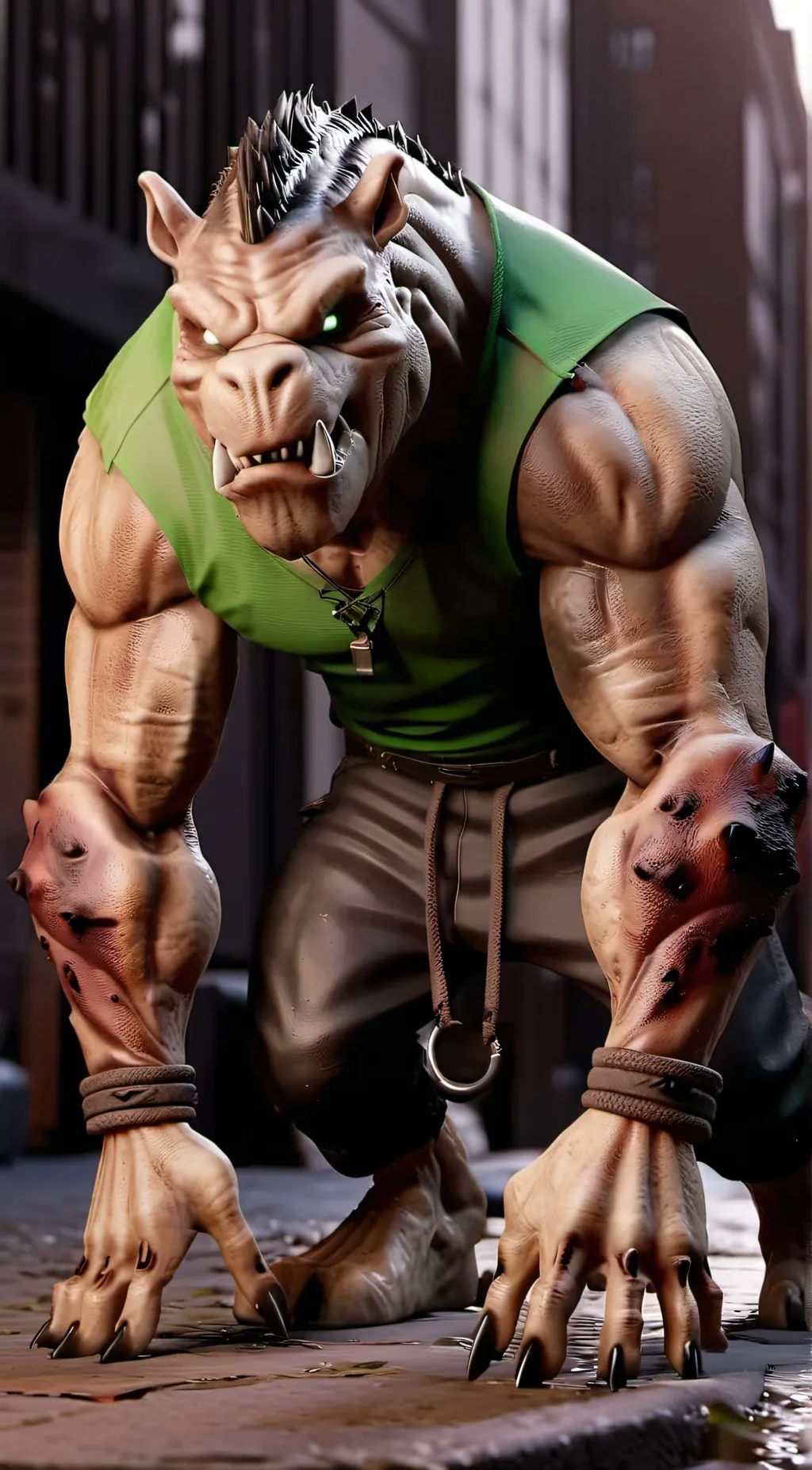 ai character: Scrappy Rex background