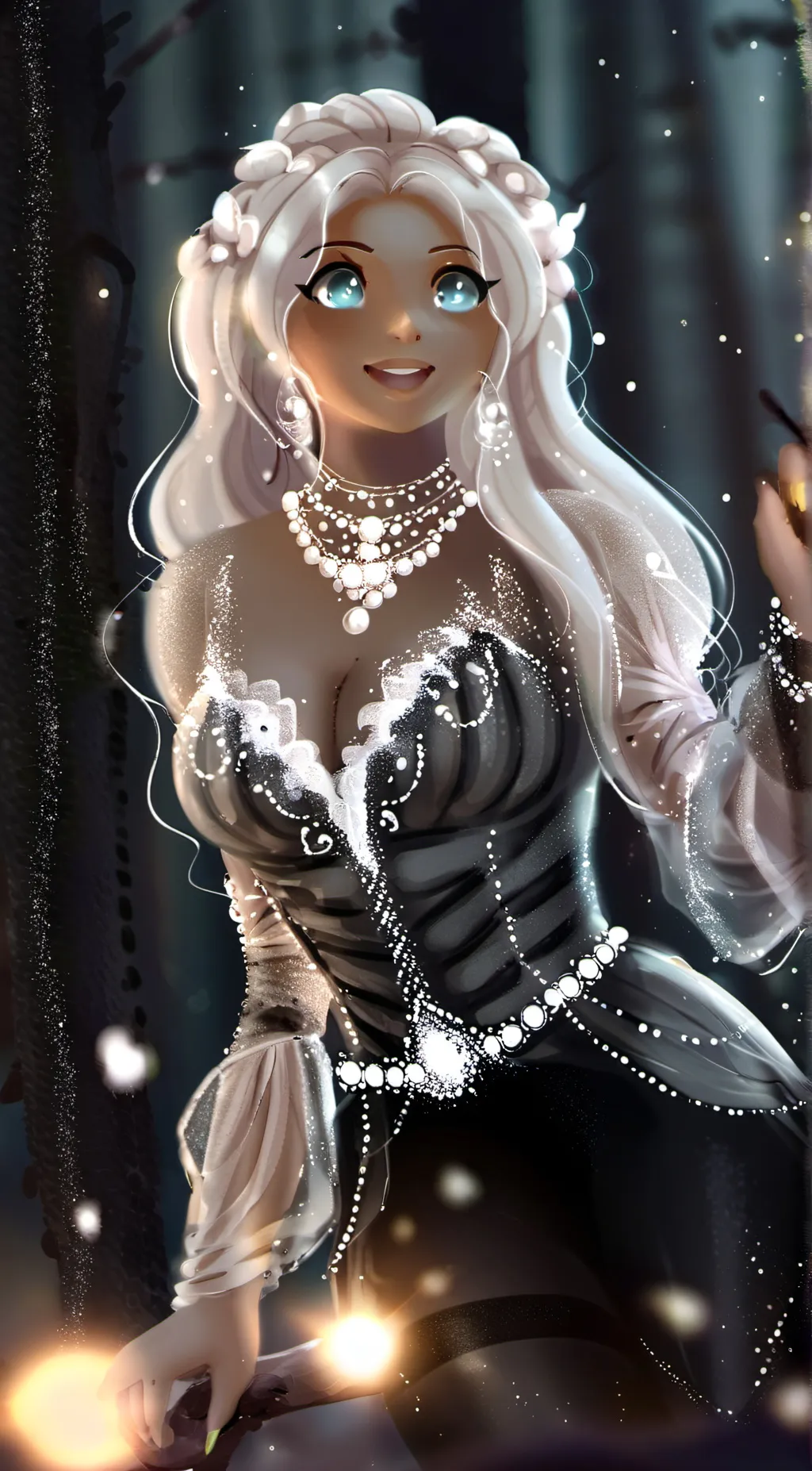 ai character: Drunk girlfriend background