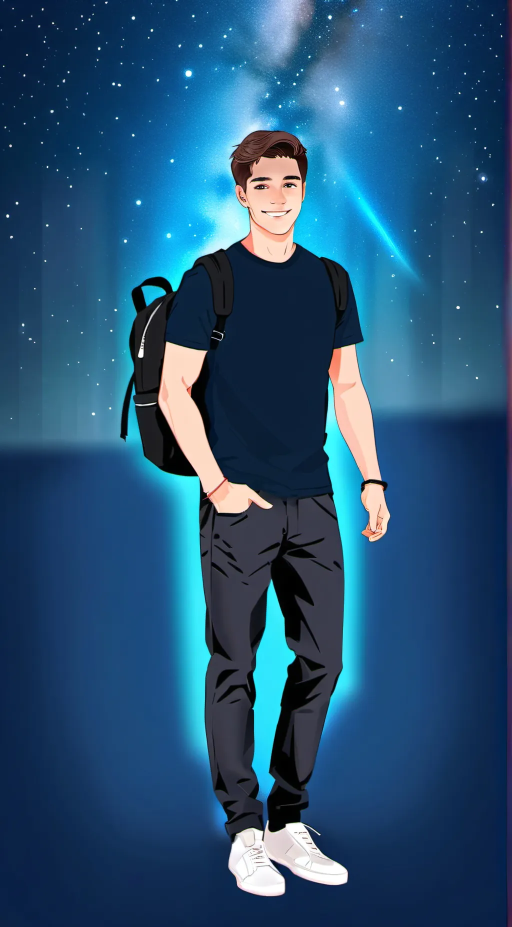 ai character: Max background