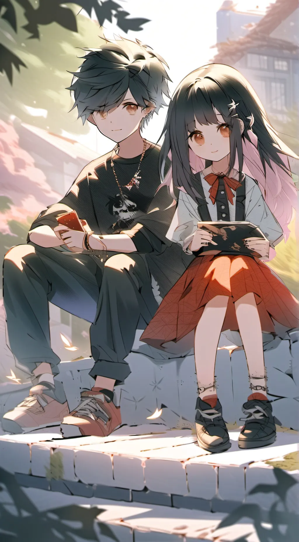 ai character: Jenny and Jaxson background