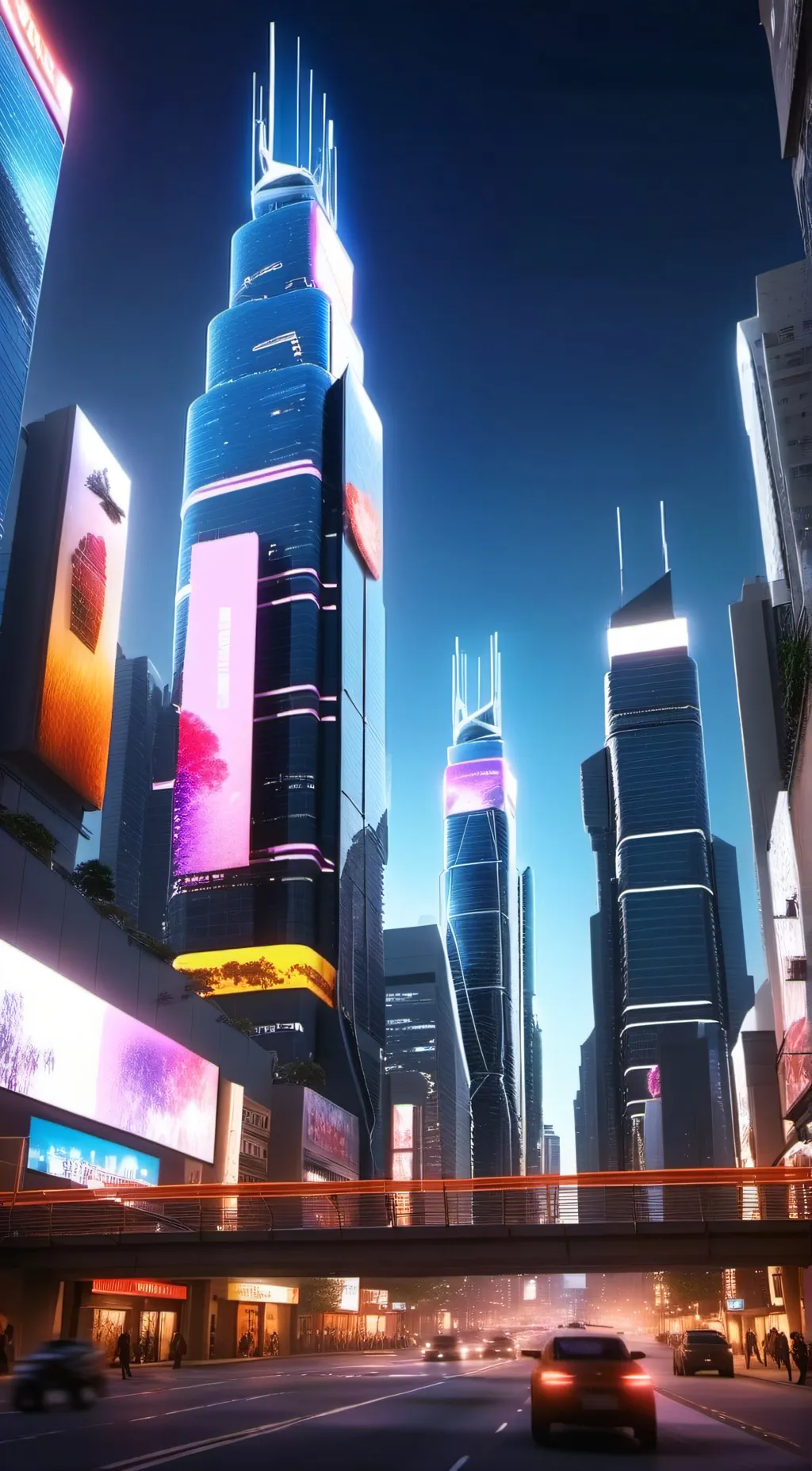 ai character: Tech City(HH) background