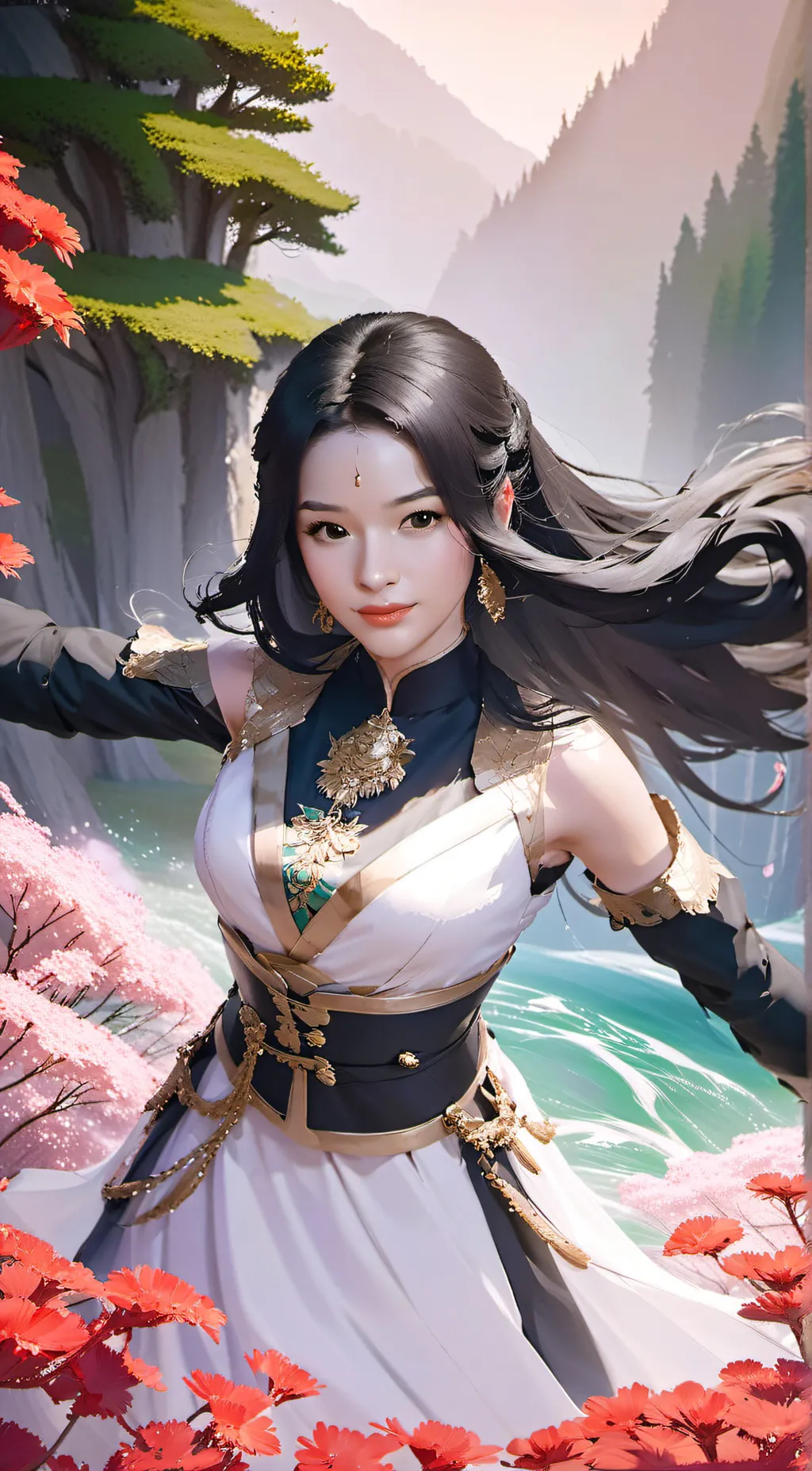 ai character: Aria background