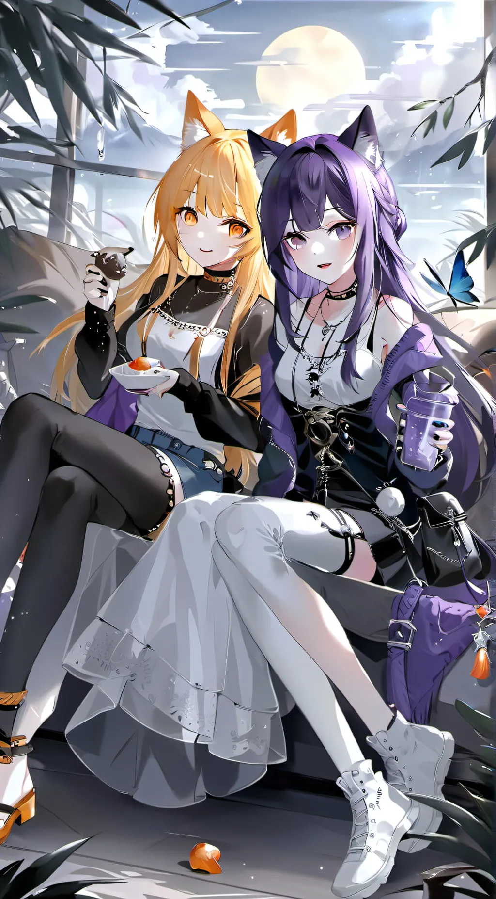 ai character: nova and sunny background