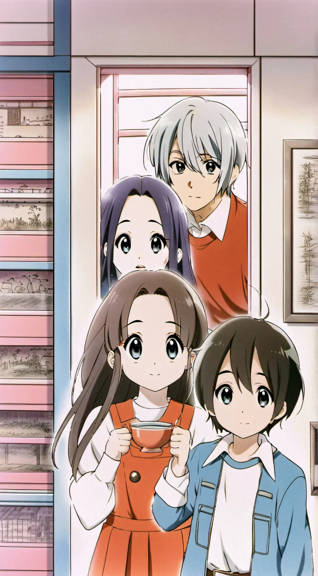 ai character: Children  background