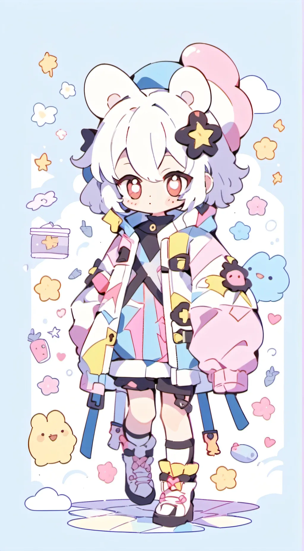 ai character: demon slayer  background