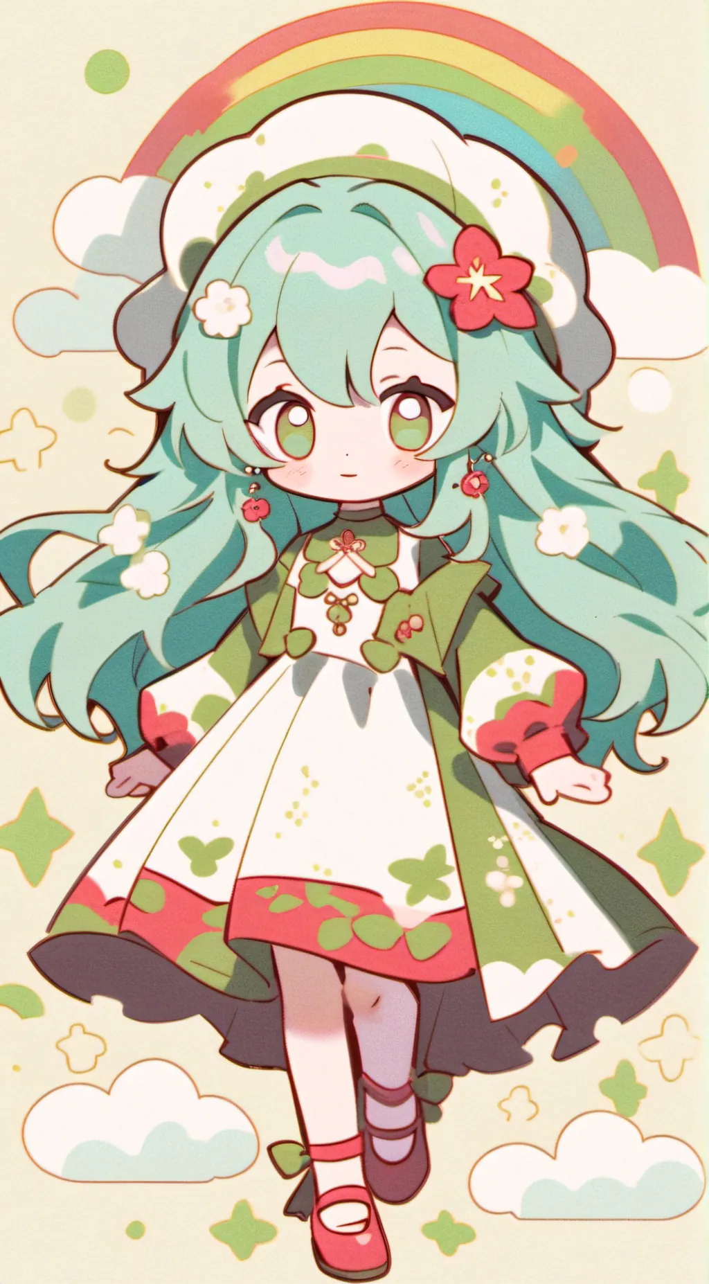 ai character: Yogurt background