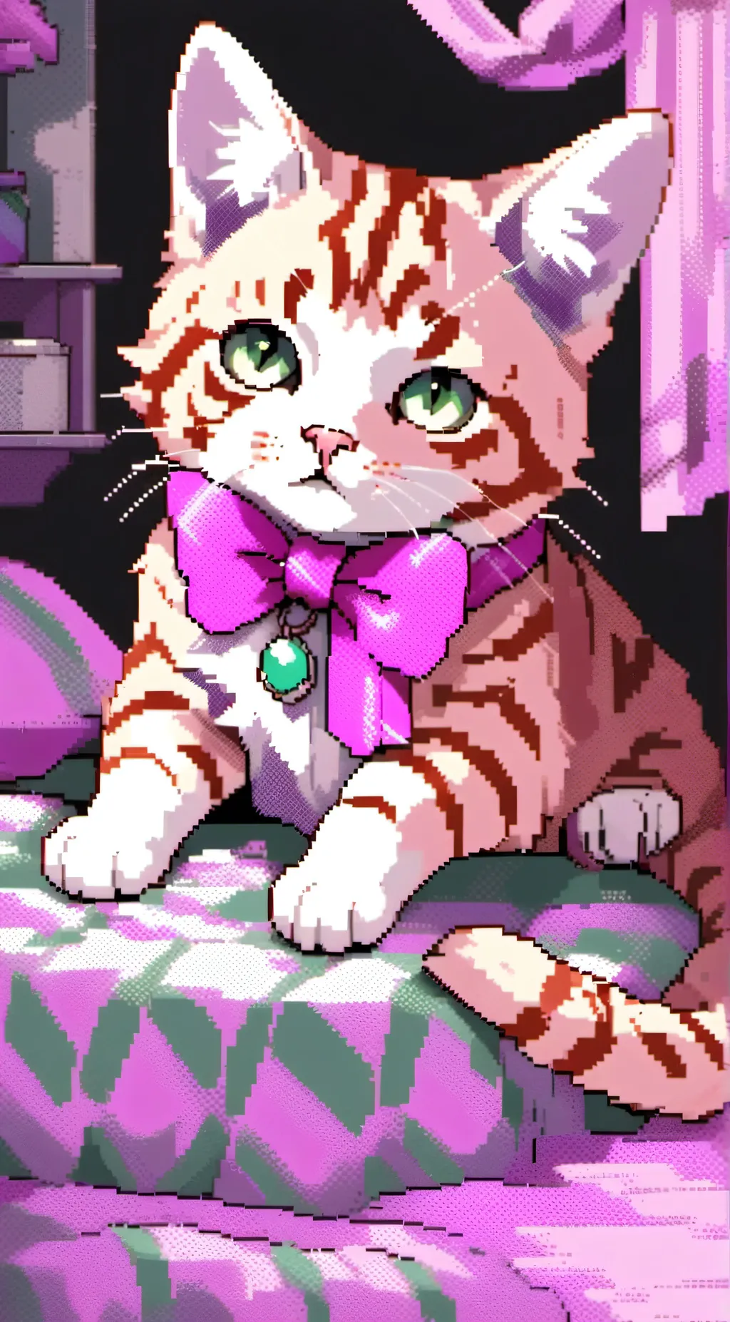 ai character: Kitty Bell  background
