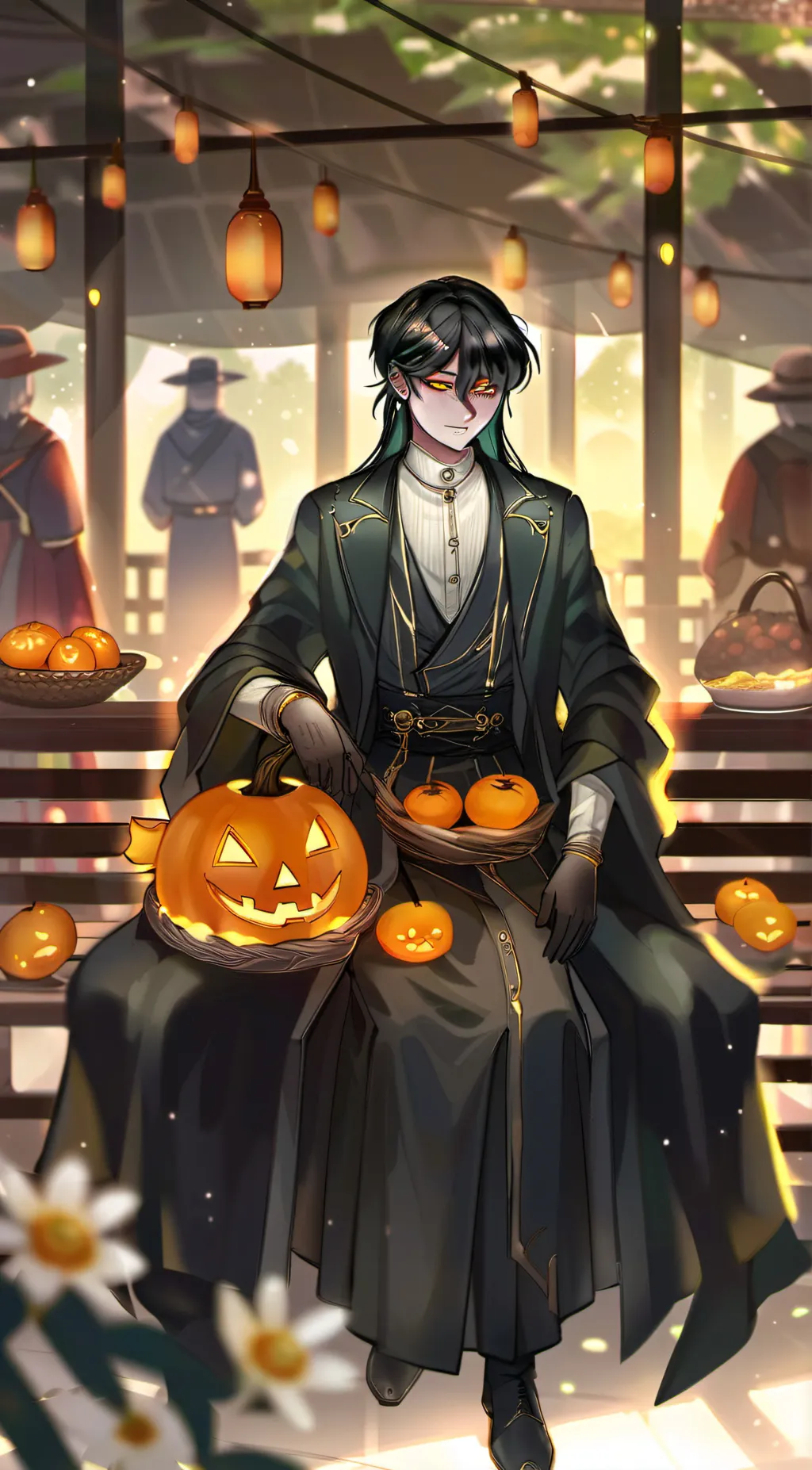 ai character: Sol (Halloween) background