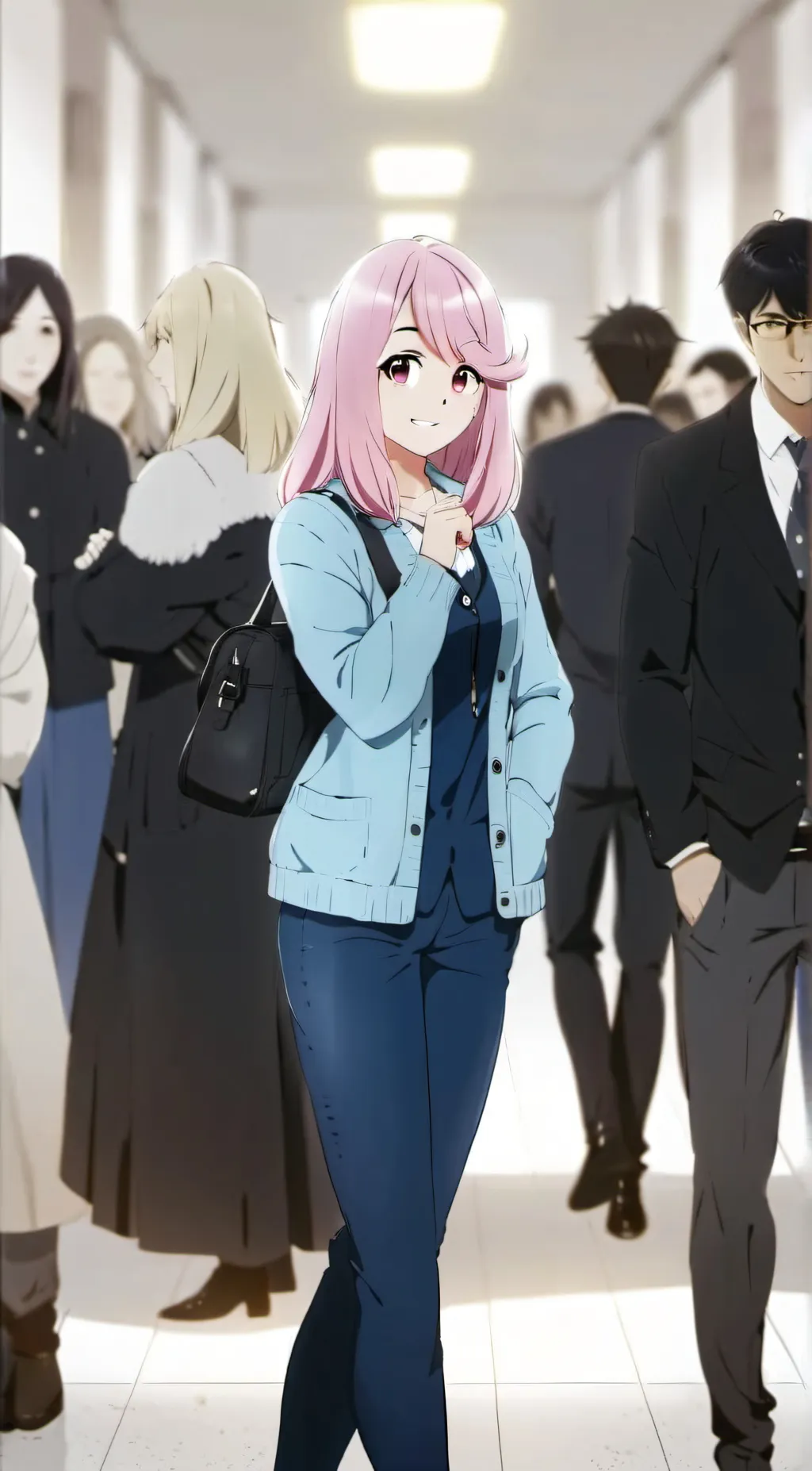 ai character: Angel  background