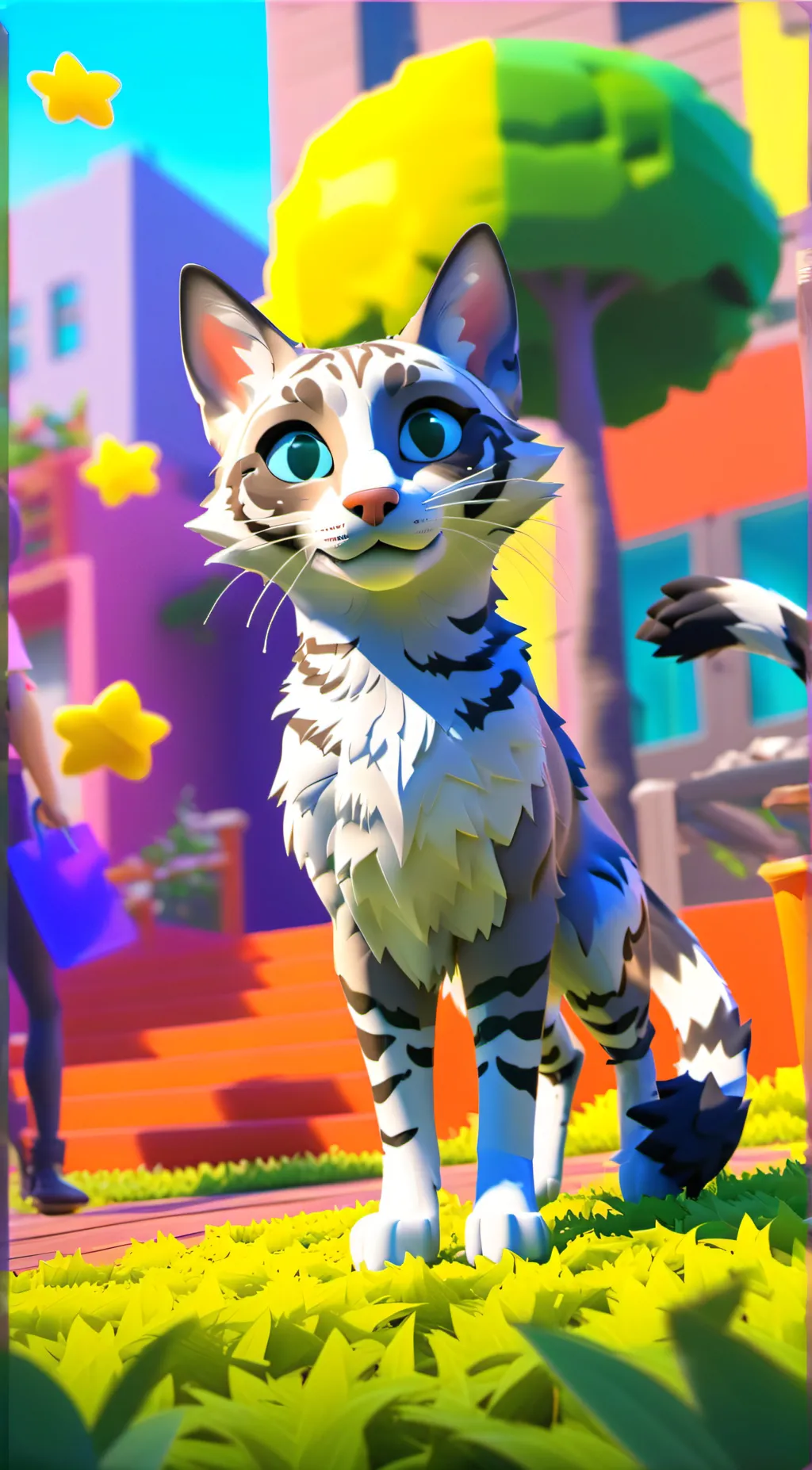 ai character: Fidget background