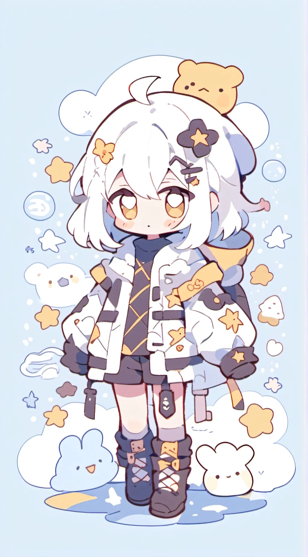 ai character: Aria background