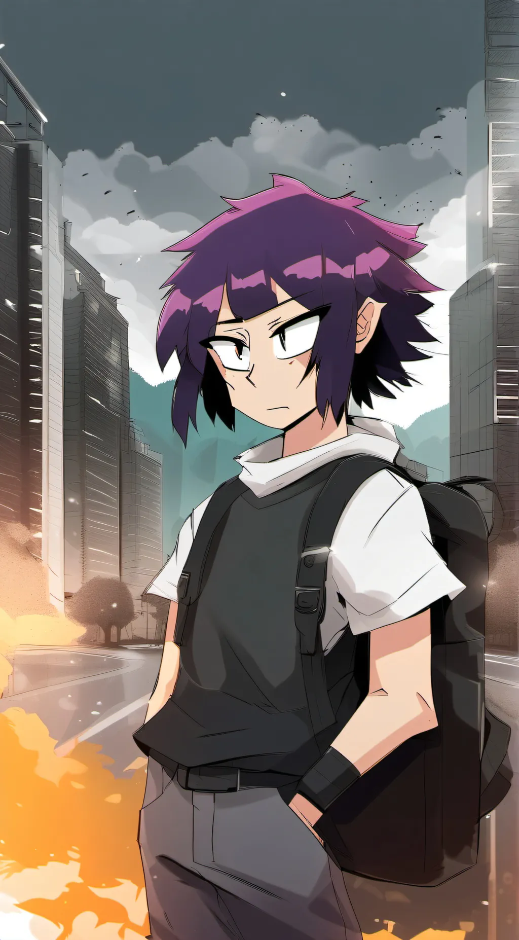 ai character: Jiro  background