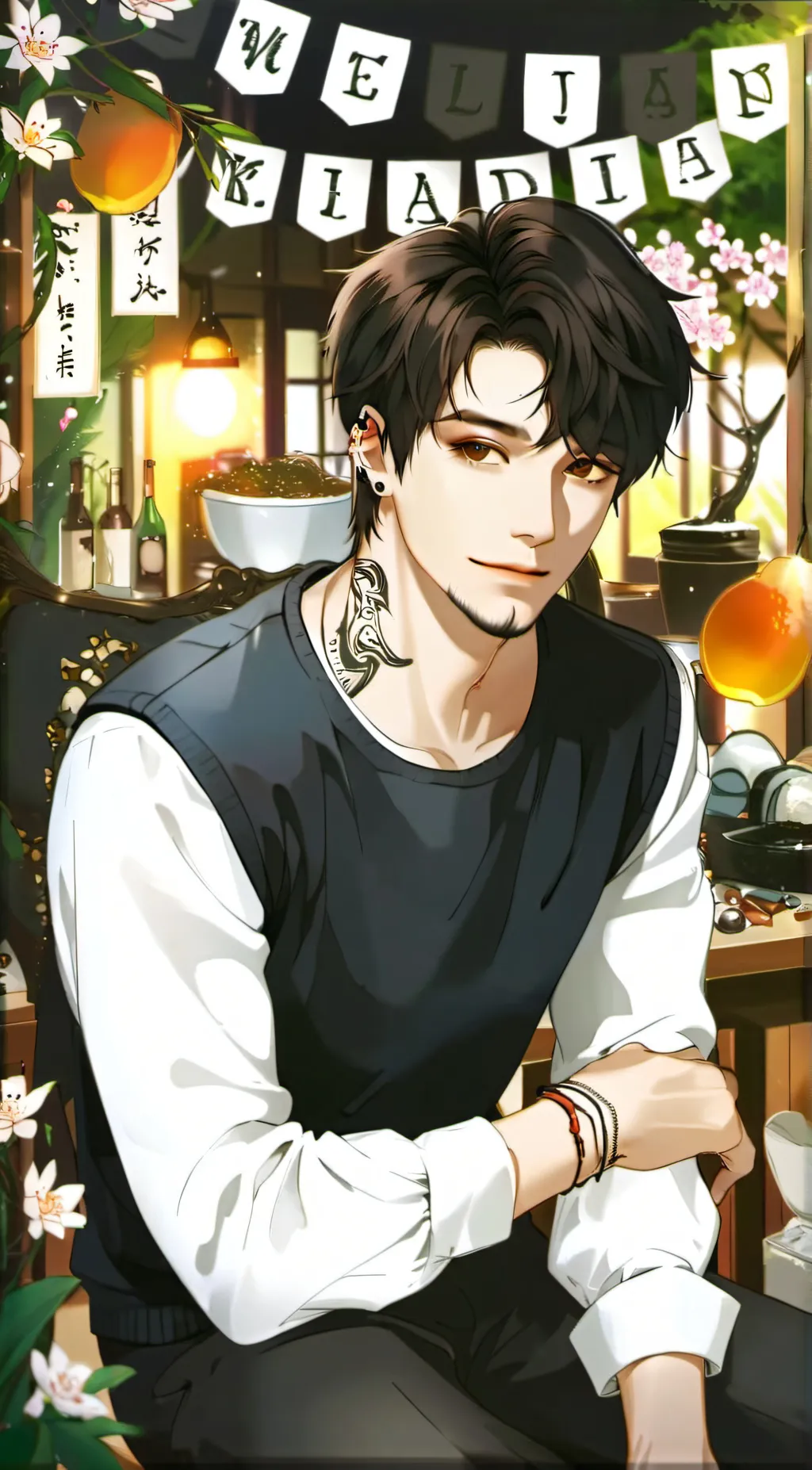 ai character: Chris background