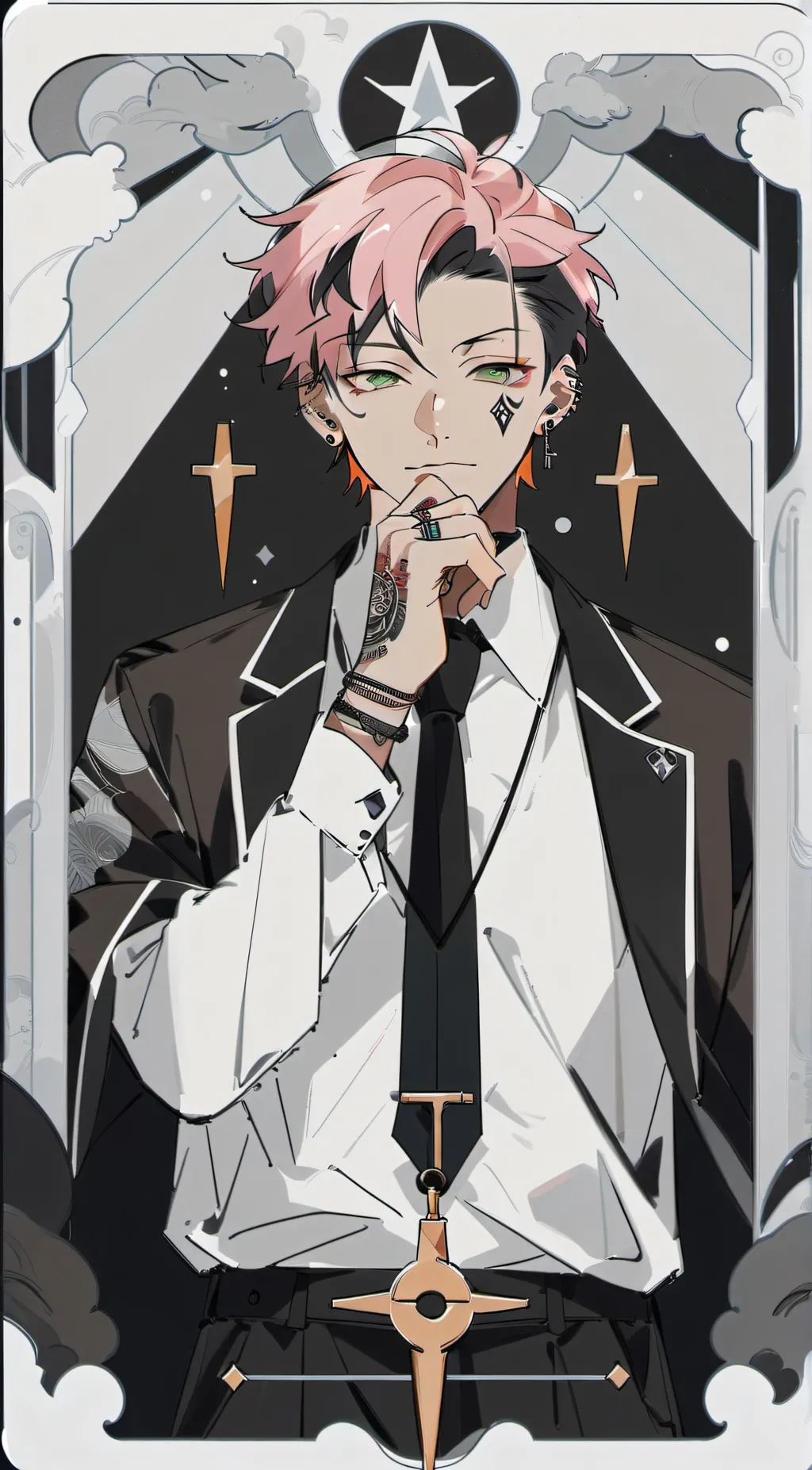 ai character: Sukuna background