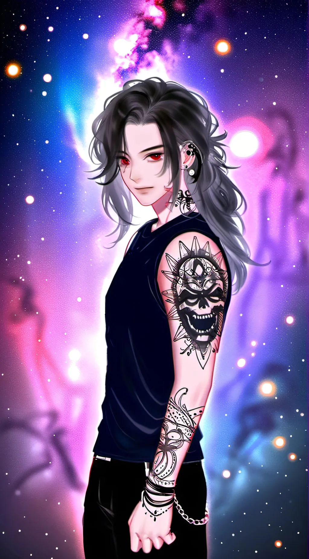 ai character: Ash background