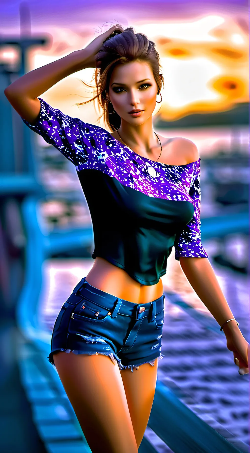 ai character: Julia  background