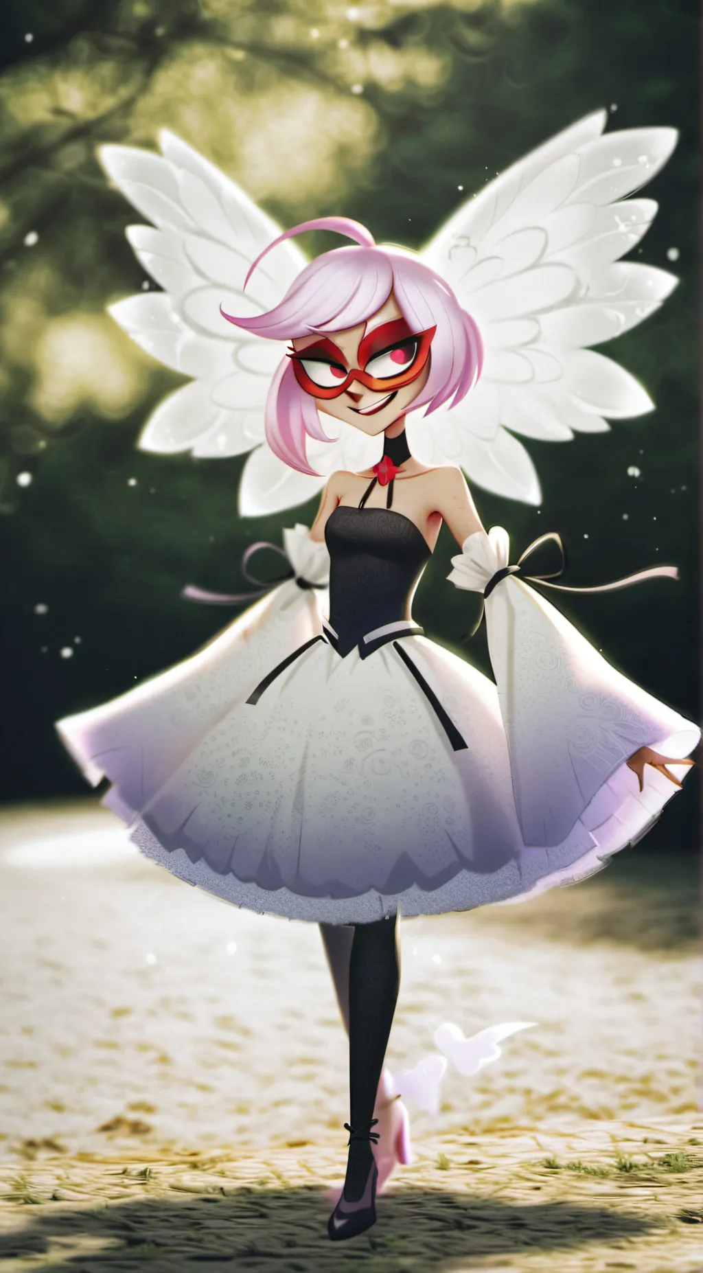 ai character: Angl  background