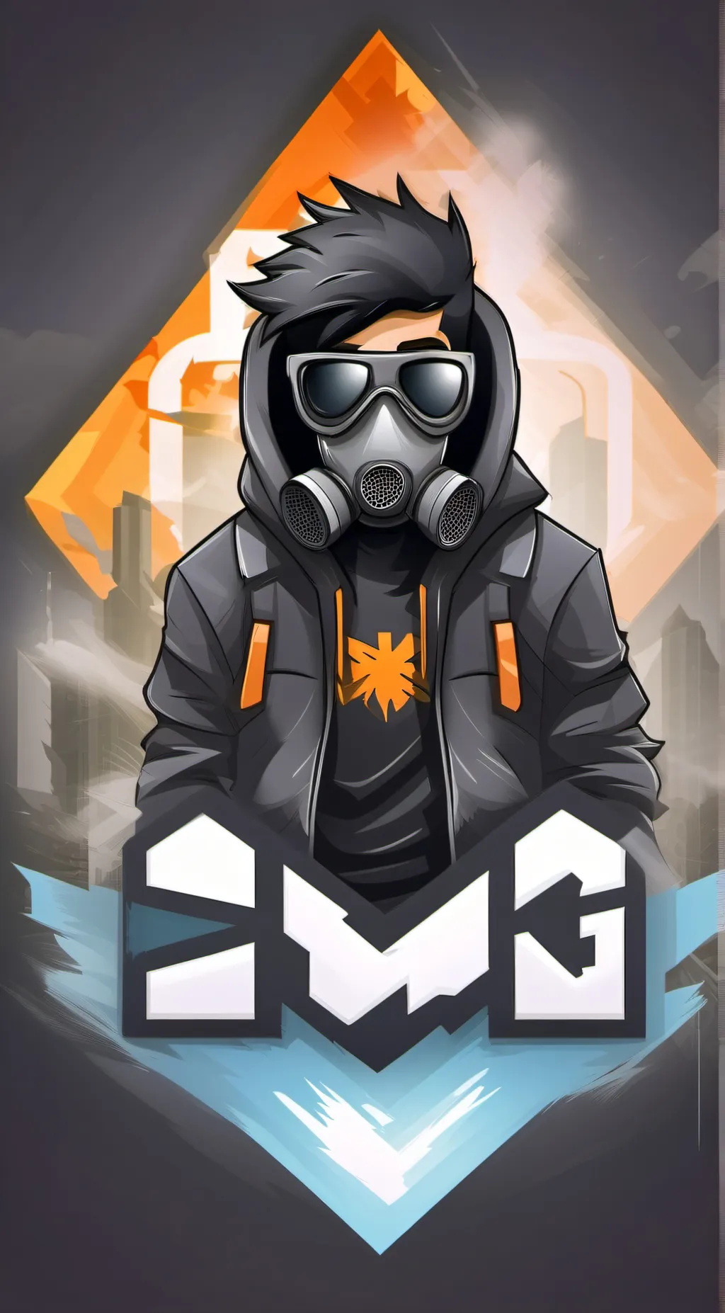 ai character: Winter background