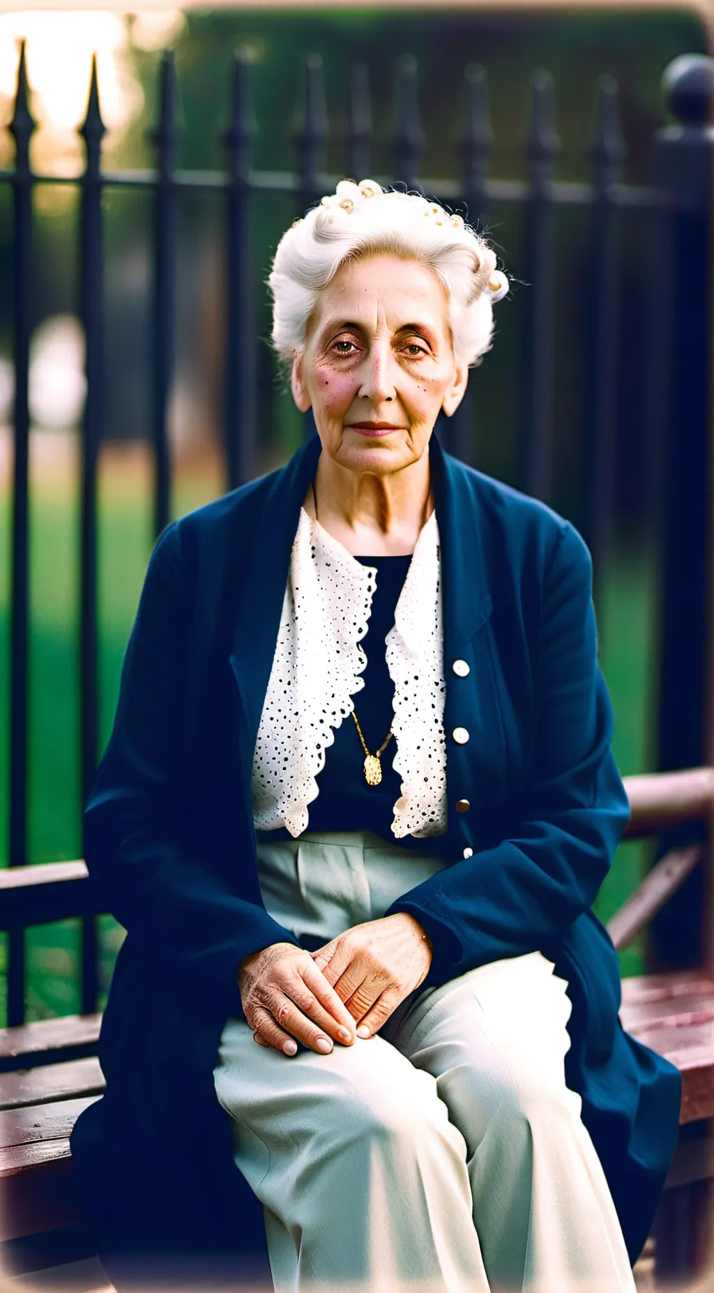 ai character: Maria Branyas background