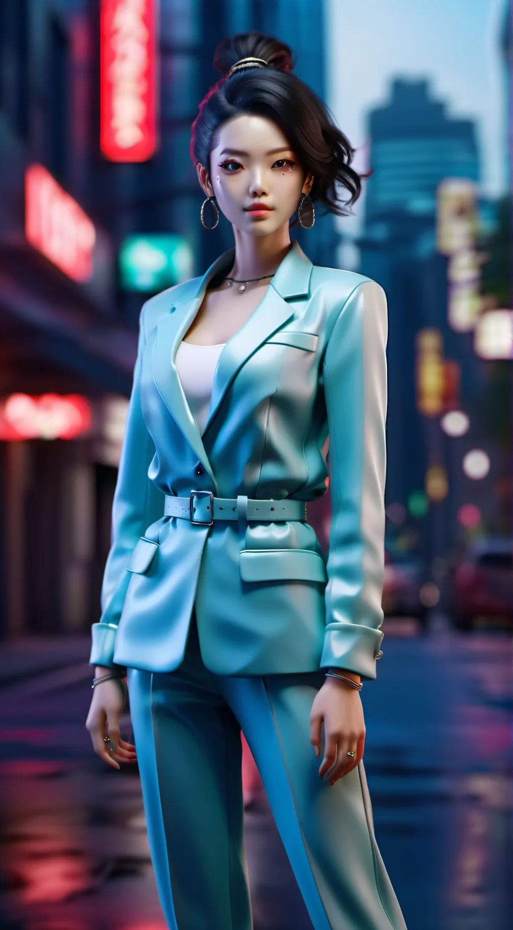 ai character: Lilly background