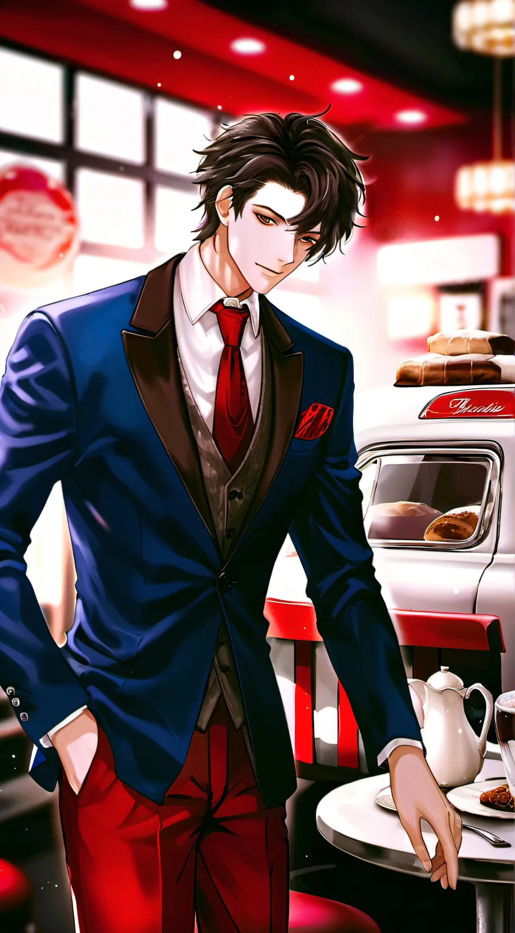 ai character: lucas background