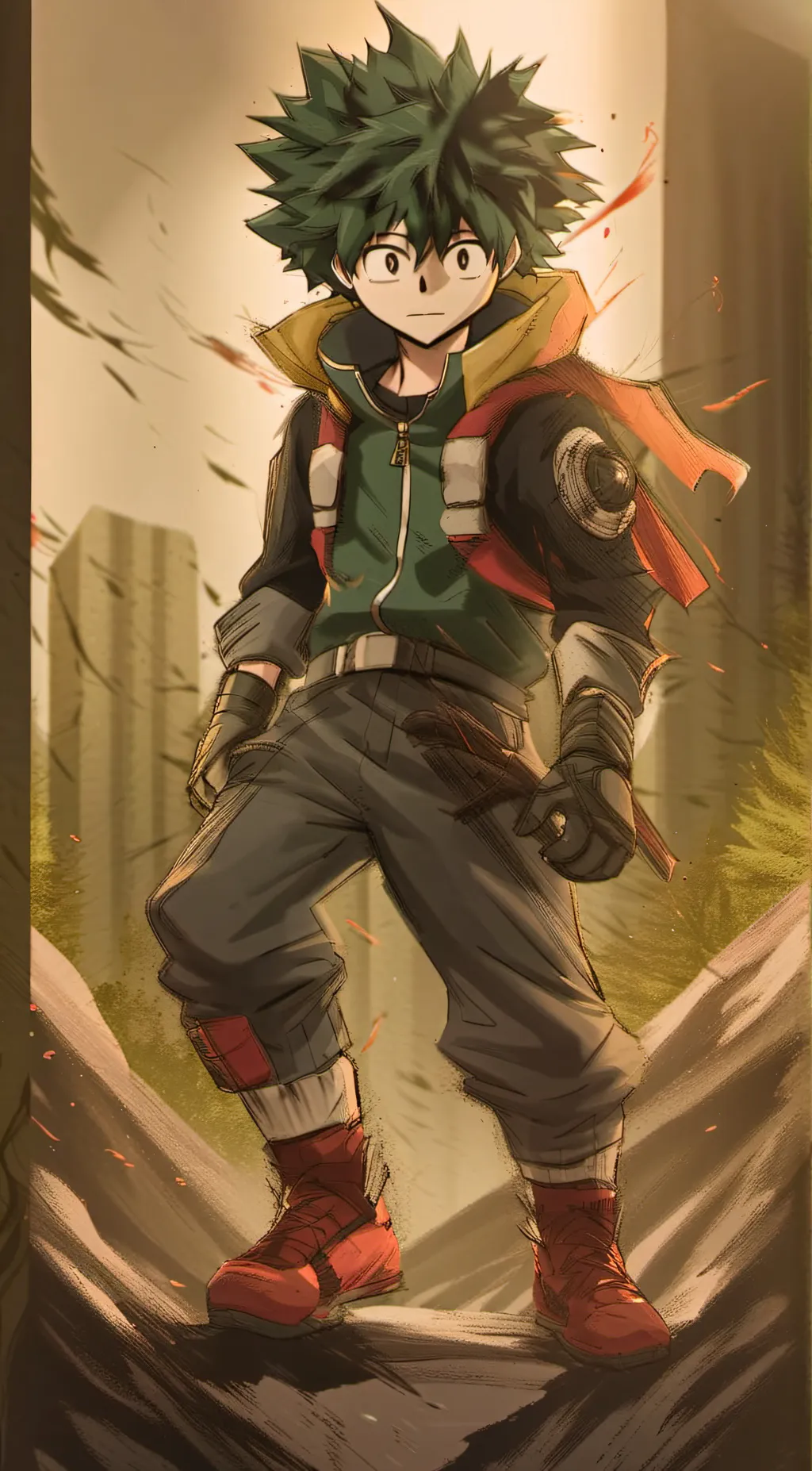 ai character: Izuku / Deku background