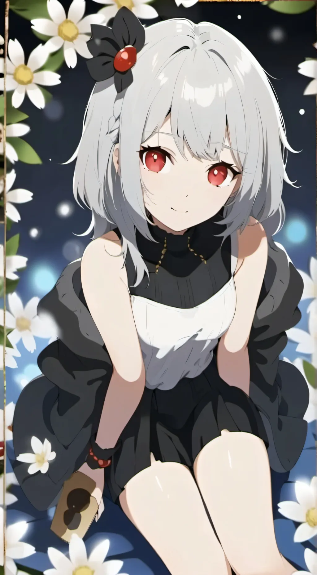 ai character: mia and Sarah  background